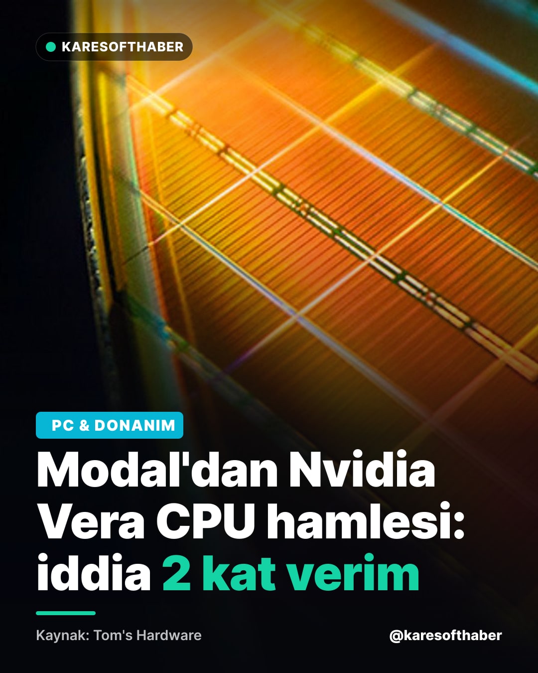 Modal'dan Nvidia Vera CPU hamlesi: iddia 2 kat verim