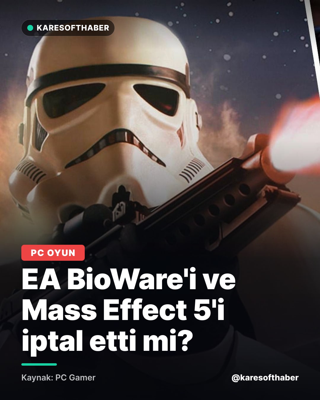 EA BioWare'i ve Mass Effect 5'i iptal etti mi?