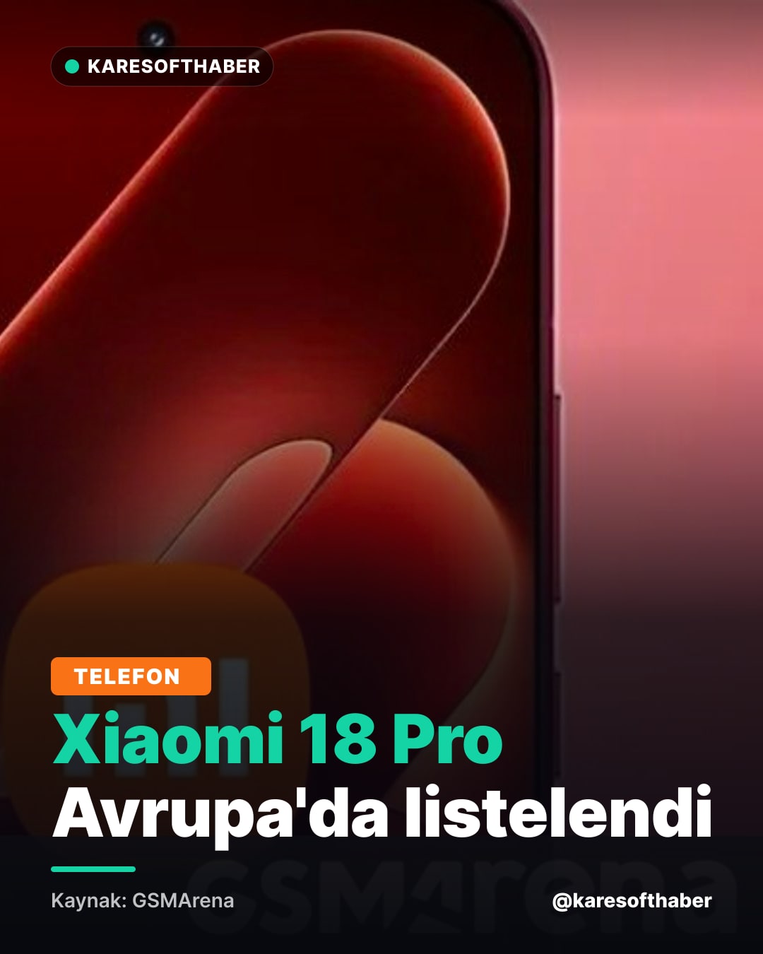 Xiaomi 18 Pro Avrupa'da listelendi