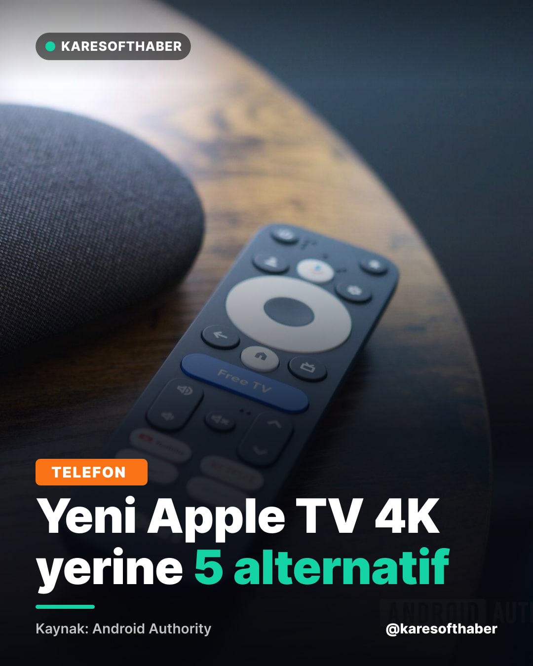 Yeni Apple TV 4K yerine 5 alternatif