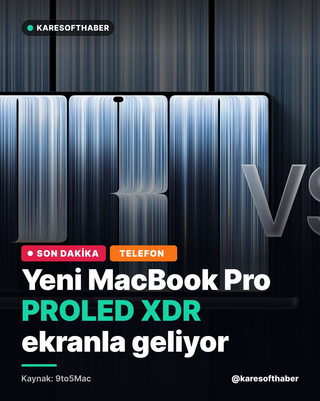 Yeni MacBook Pro PROLED XDR ekranla geliyor