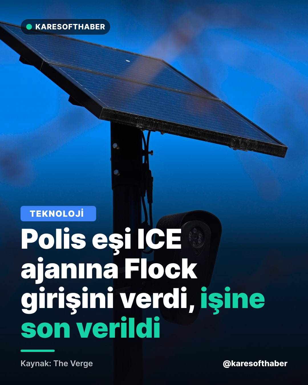 Polis eşi ICE ajanına Flock girişini verdi, işine son verildi