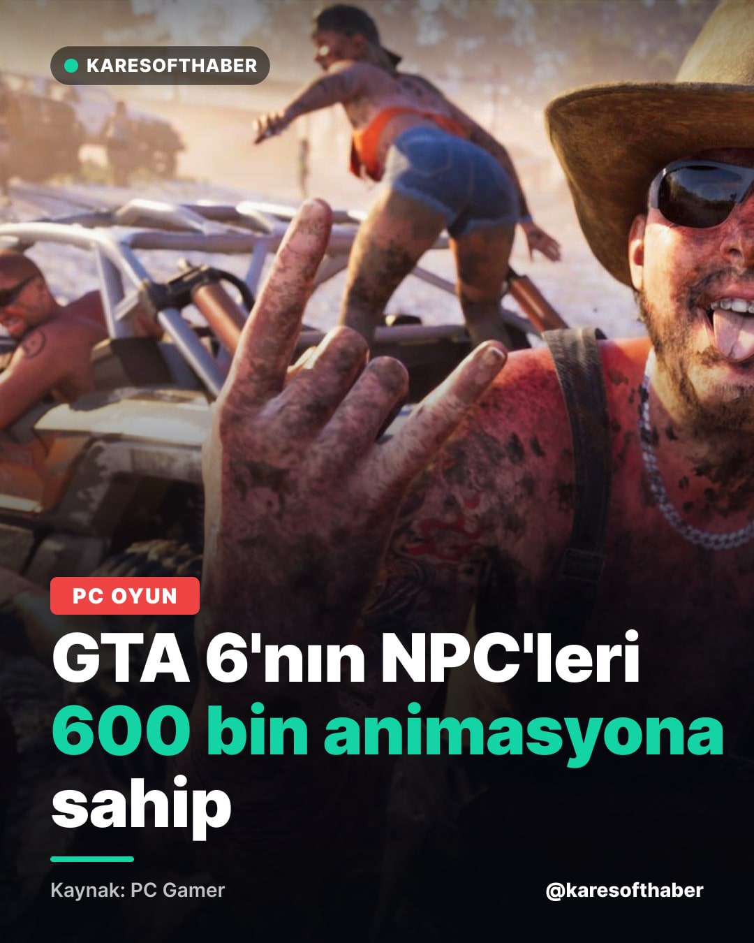 GTA 6'nın NPC'leri 600 bin animasyona sahip