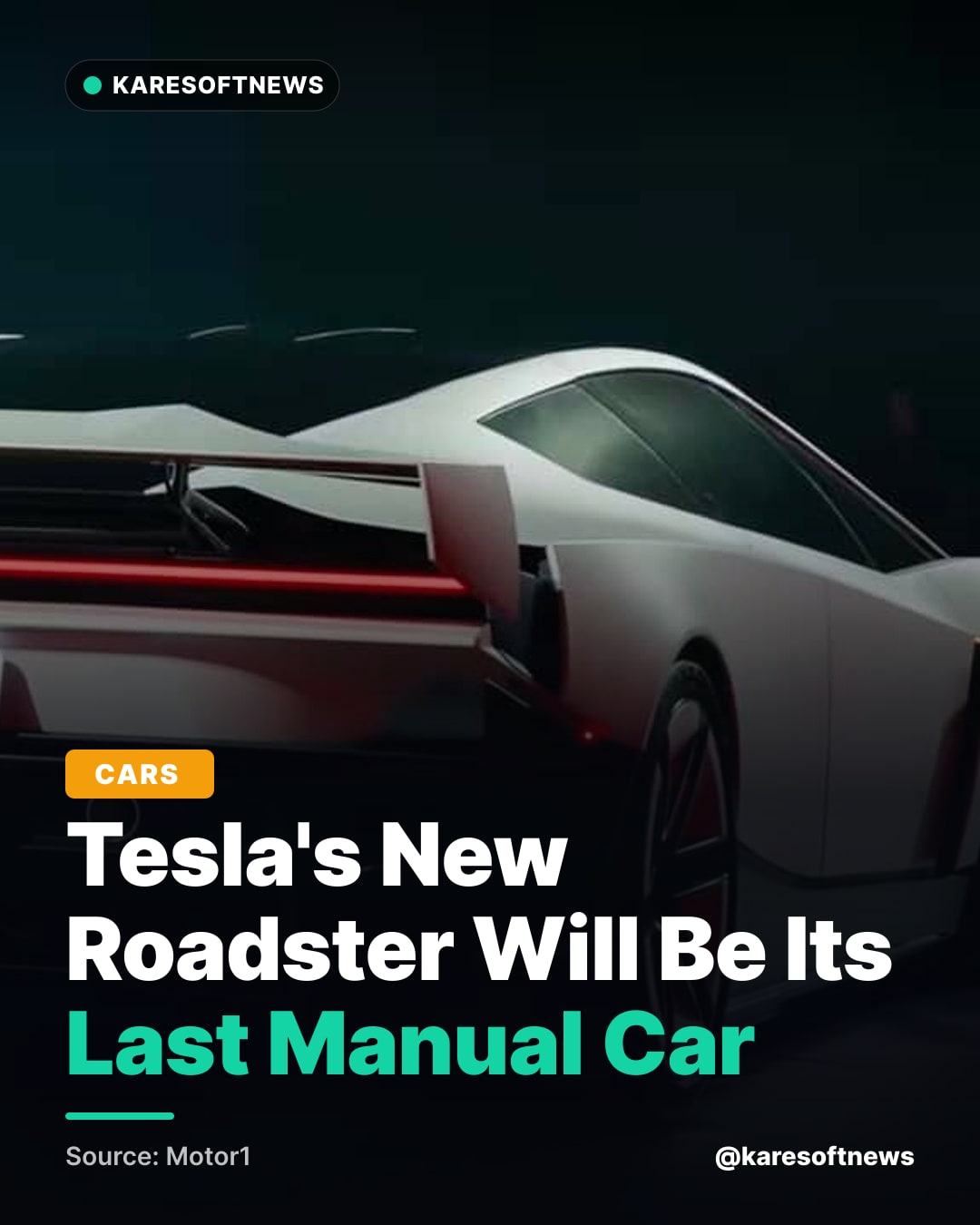 Tesla's New Roadster Will Be Its Last Manual Car