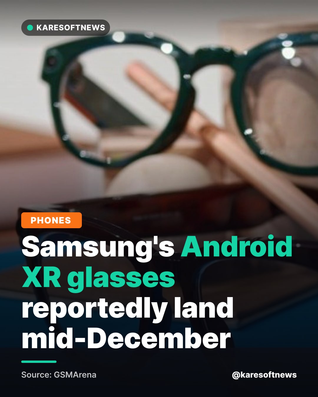 Samsung's Android XR glasses reportedly land mid-December