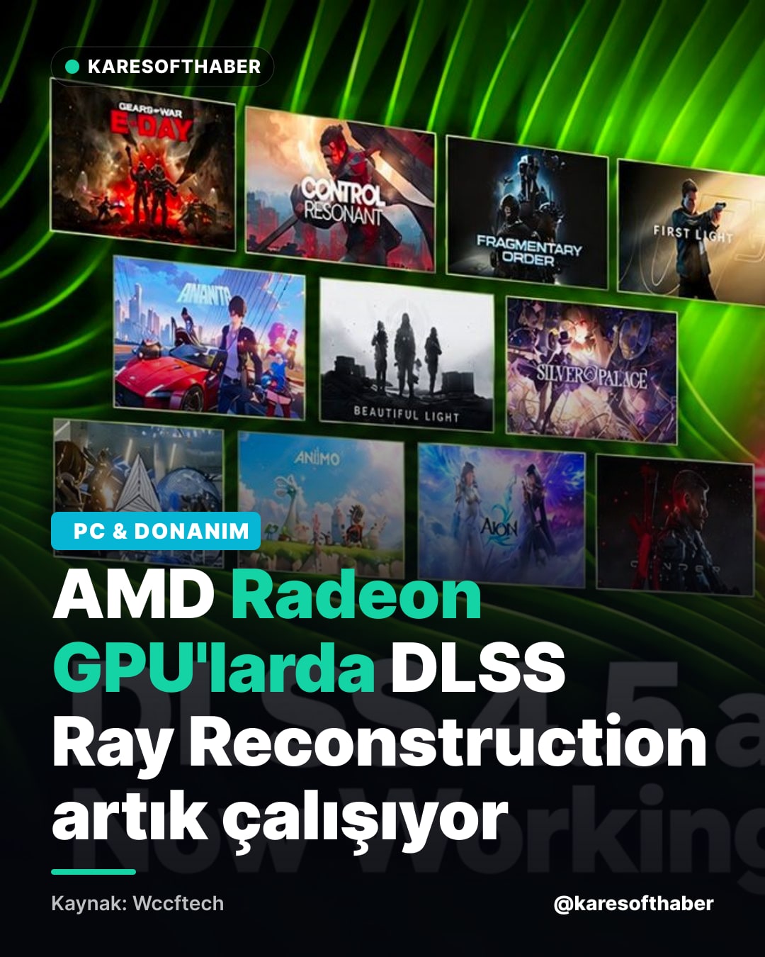 AMD Radeon GPU'larda DLSS Ray Reconstruction artık çalışıyor