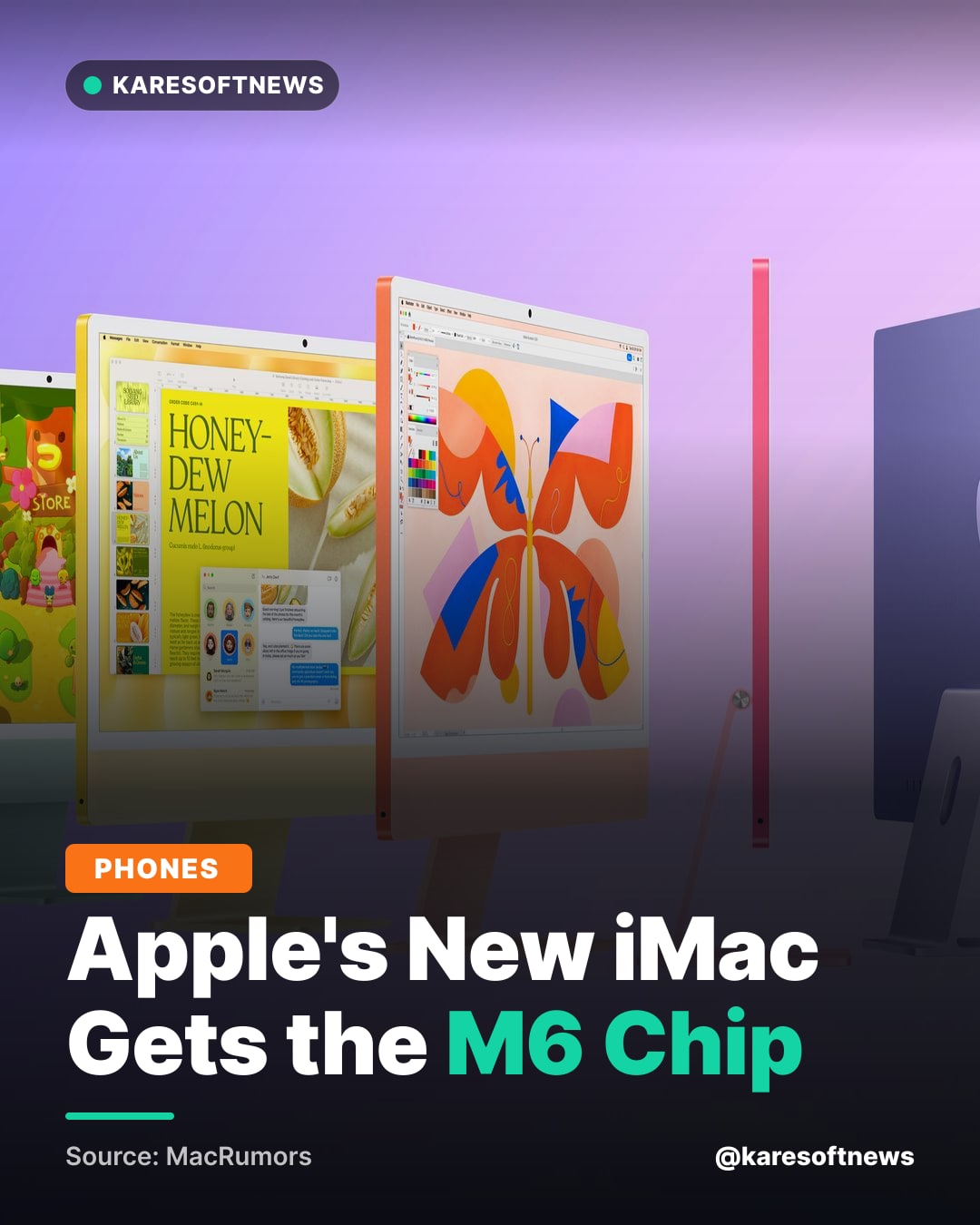 Apple's New iMac Gets the M6 Chip