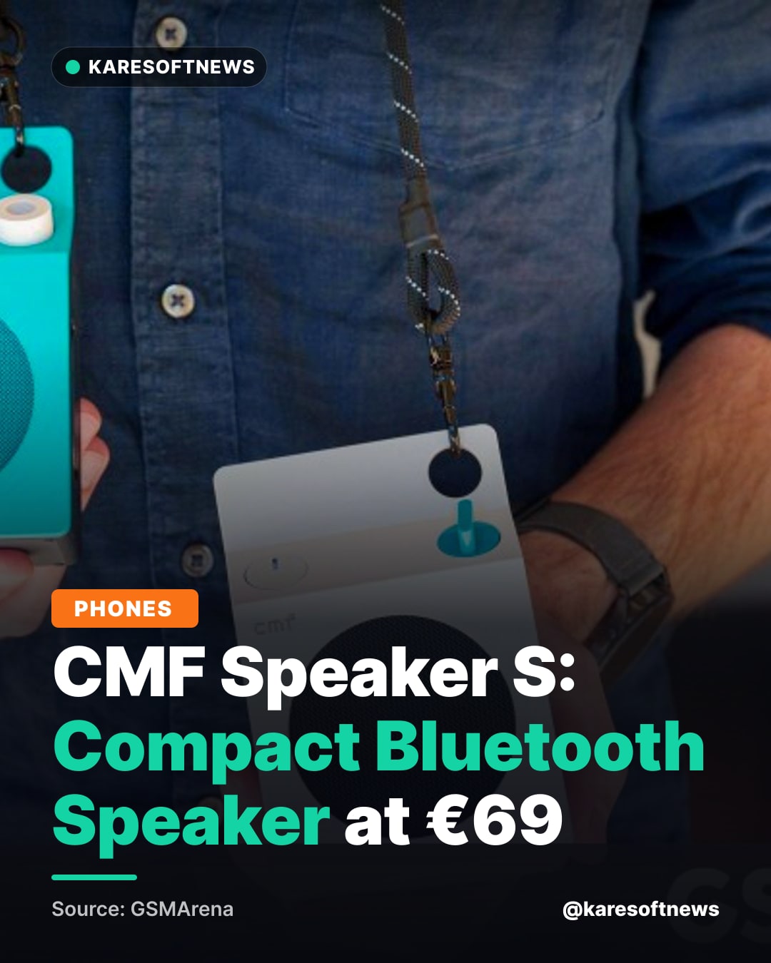 CMF Speaker S: Compact Bluetooth Speaker at €69