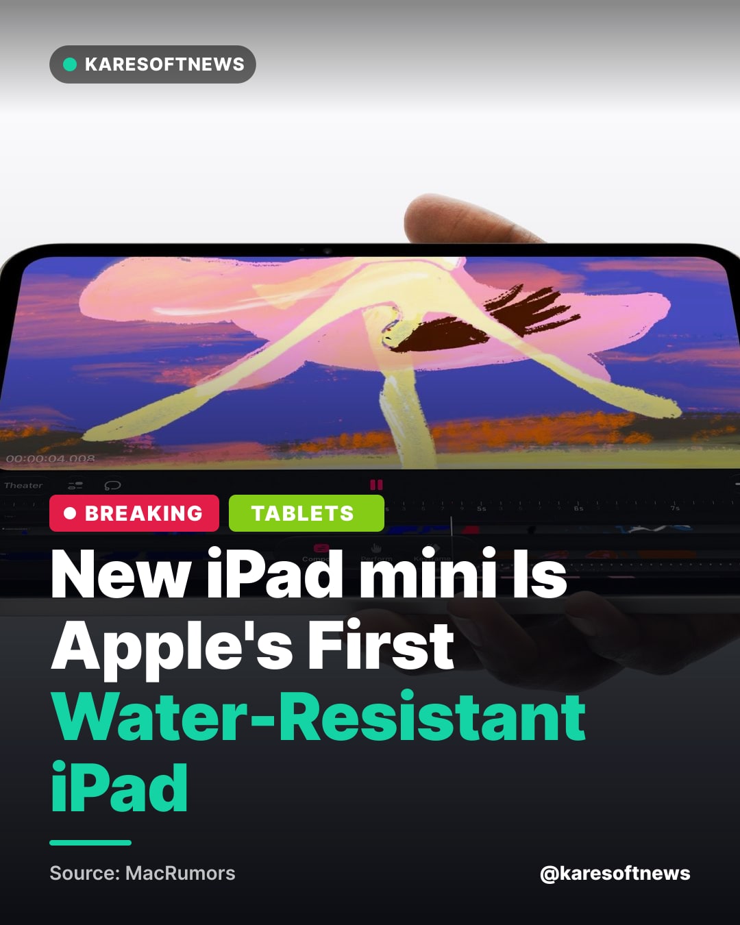 New iPad mini Is Apple's First Water-Resistant iPad