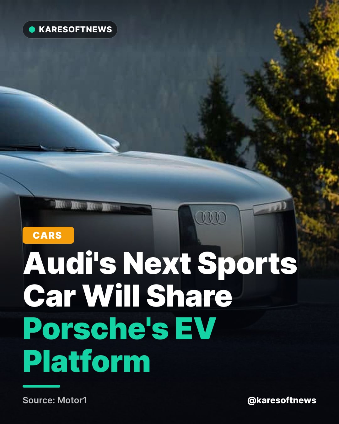Audi's Next Sports Car Will Share Porsche's EV Platform