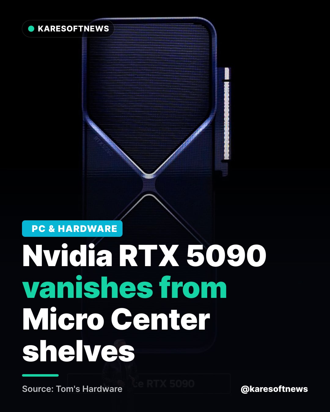 Nvidia RTX 5090 vanishes from Micro Center shelves