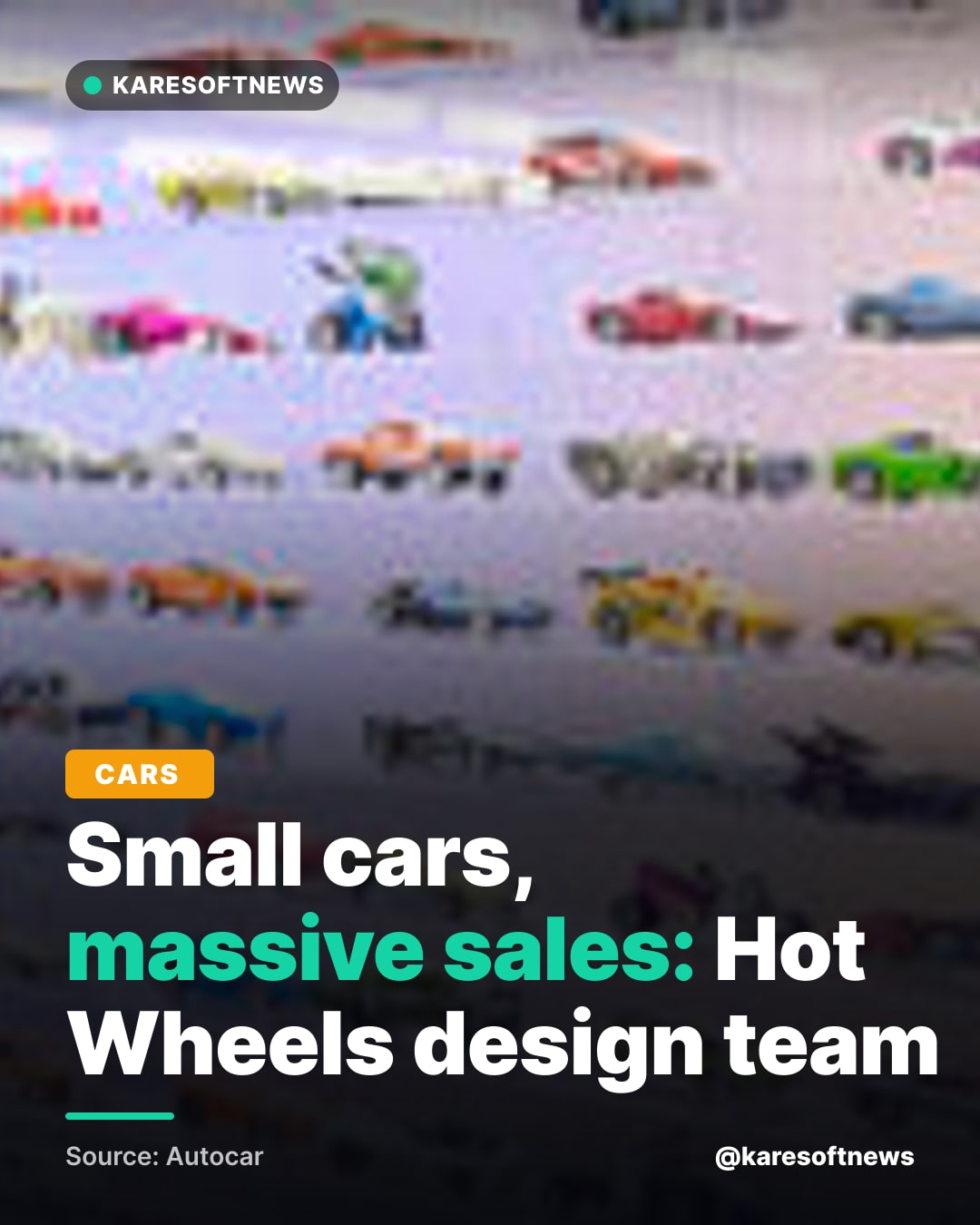 Small cars, massive sales: Hot Wheels design team