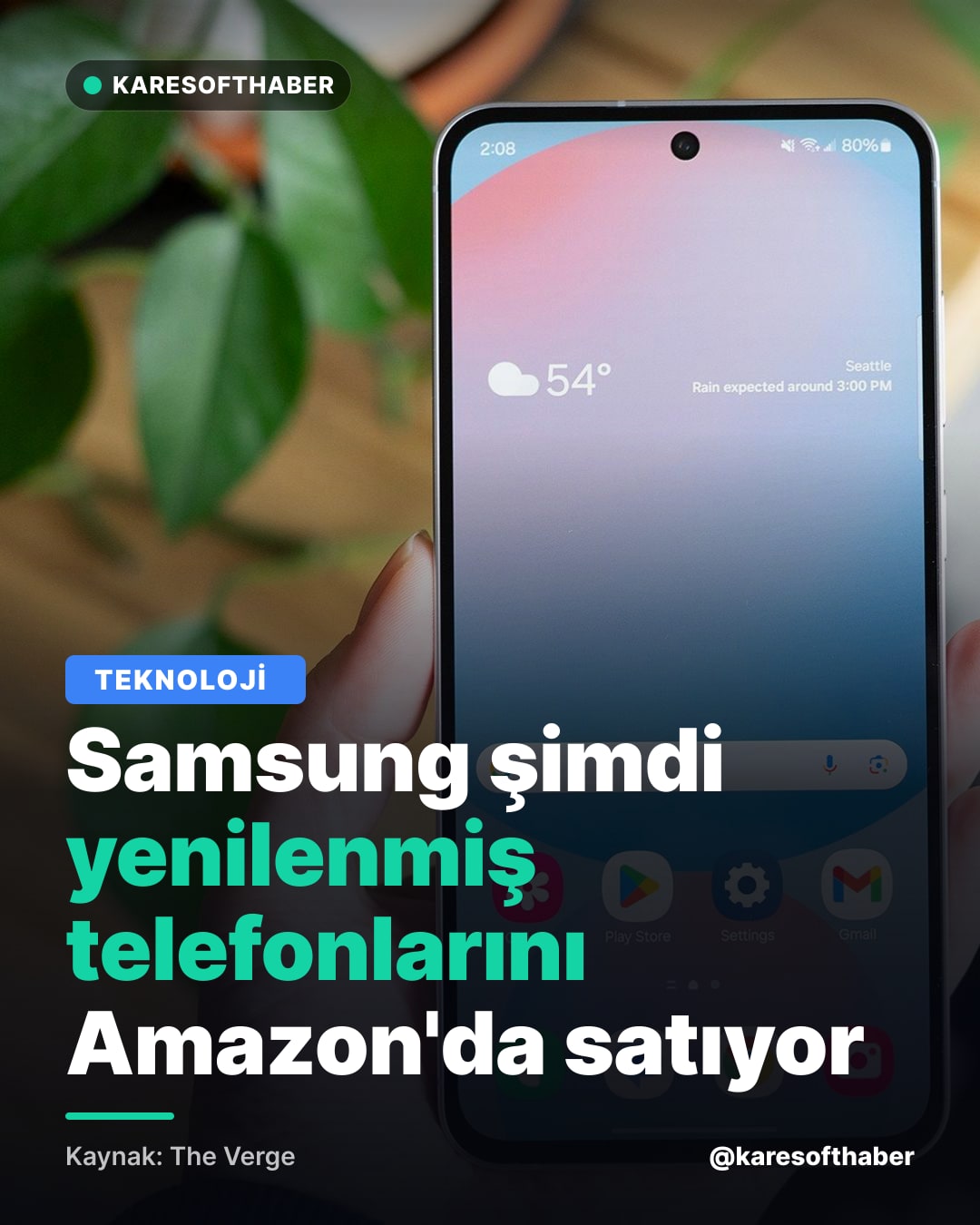 Samsung şimdi yenilenmiş telefonlarını Amazon'da satıyor
