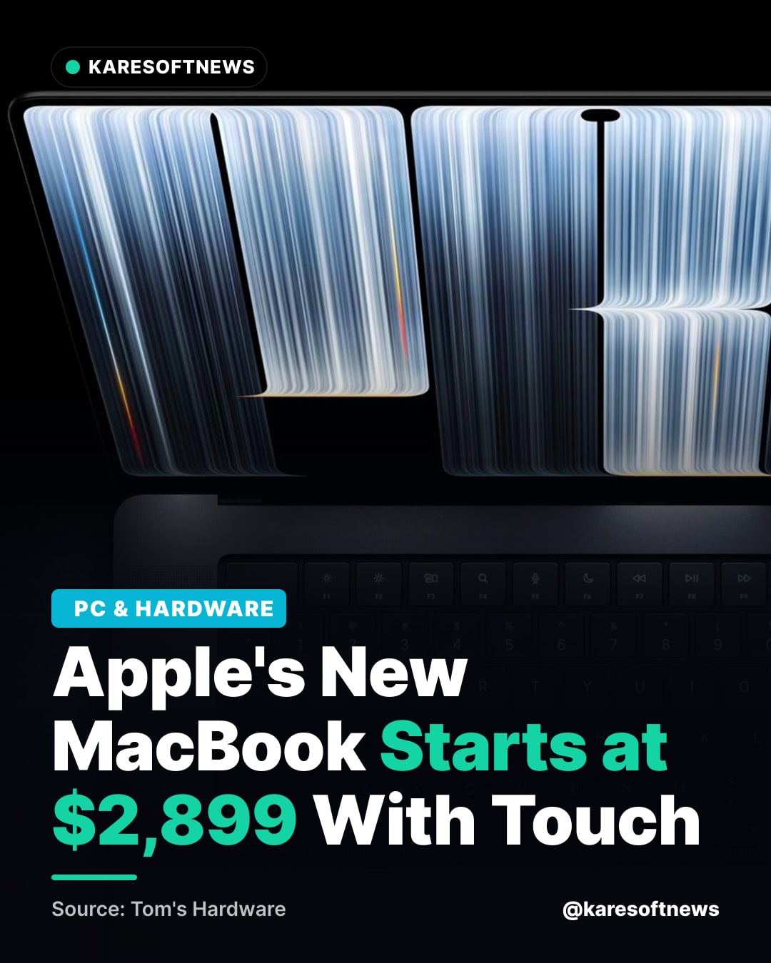 Apple's New MacBook Starts at $2,899 With Touch