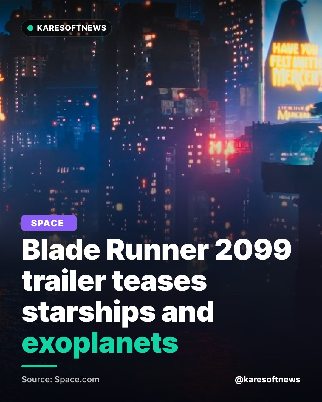 Blade Runner 2099 trailer teases starships and exoplanets
