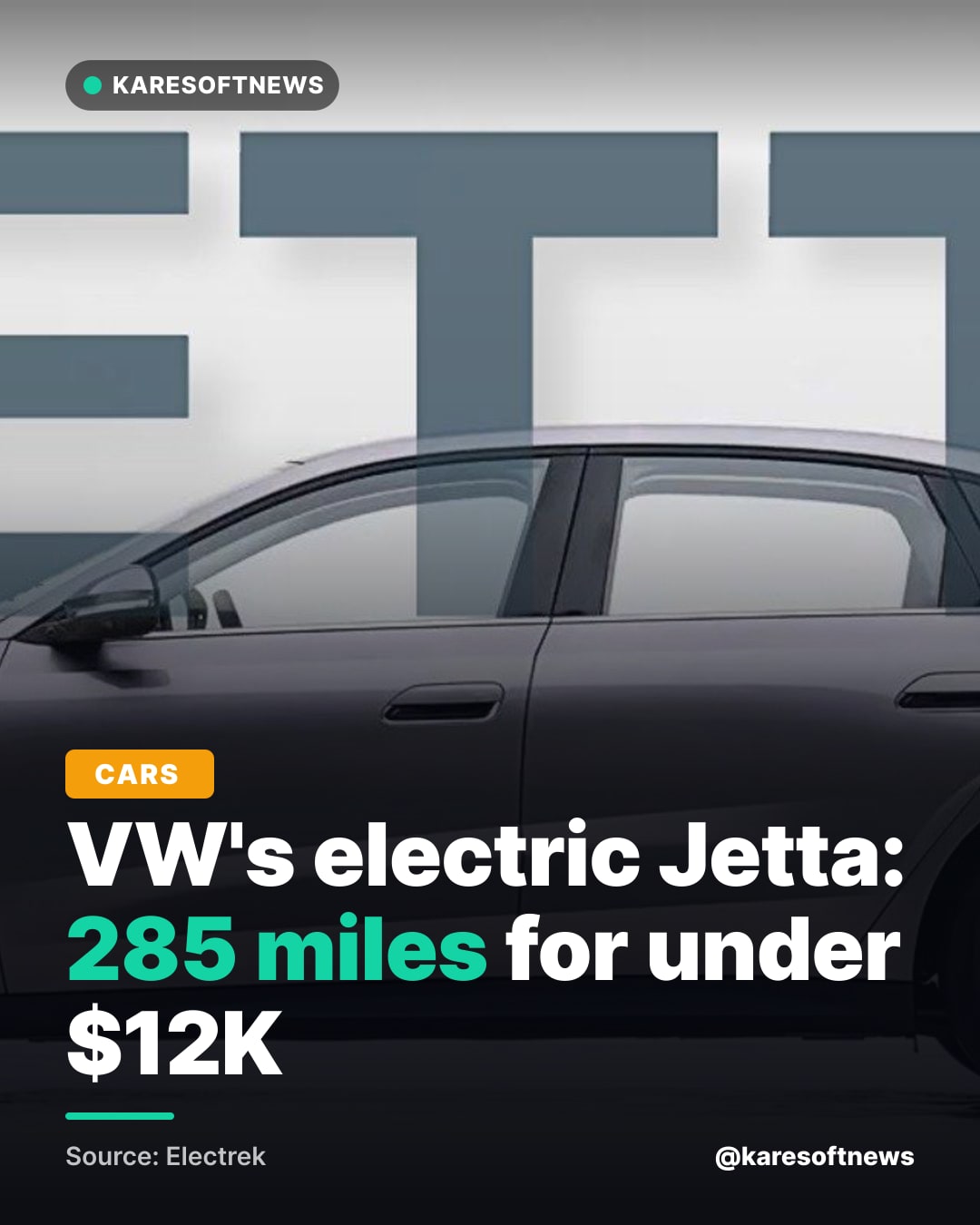 VW's electric Jetta: 285 miles for under $12K