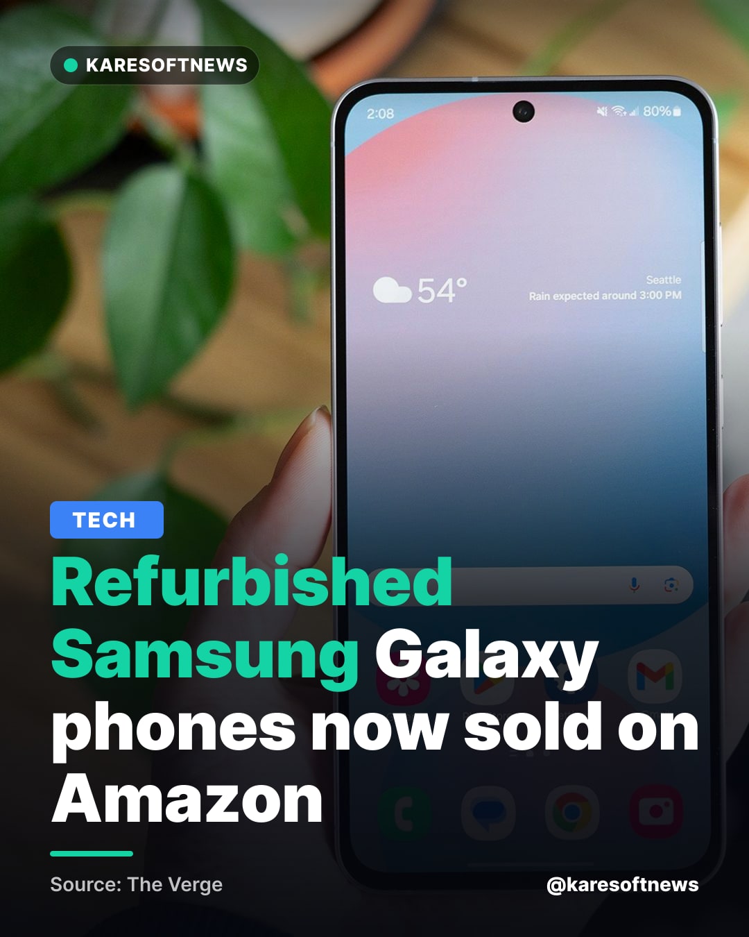 Refurbished Samsung Galaxy phones now sold on Amazon