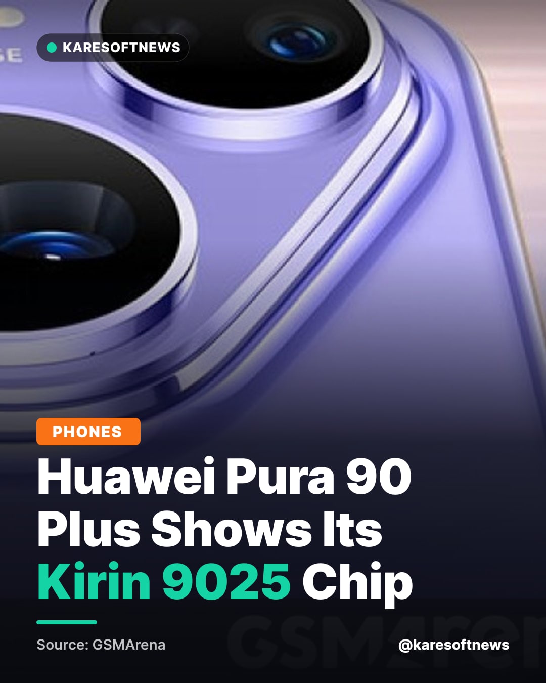 Huawei Pura 90 Plus Shows Its Kirin 9025 Chip