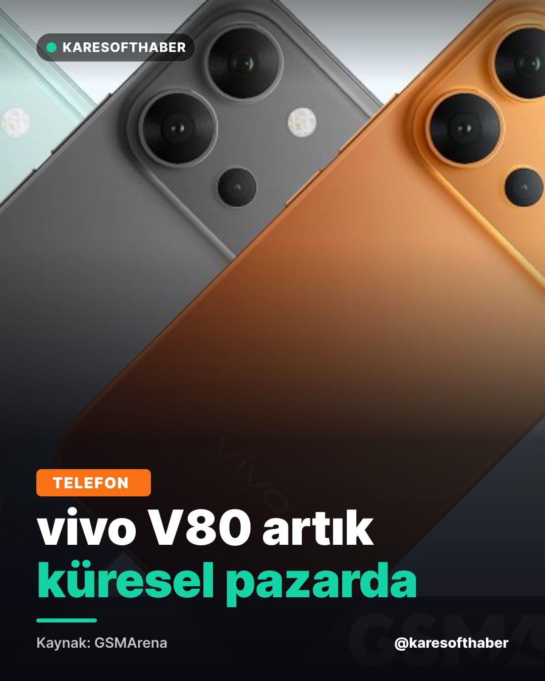 vivo V80 artık küresel pazarda
