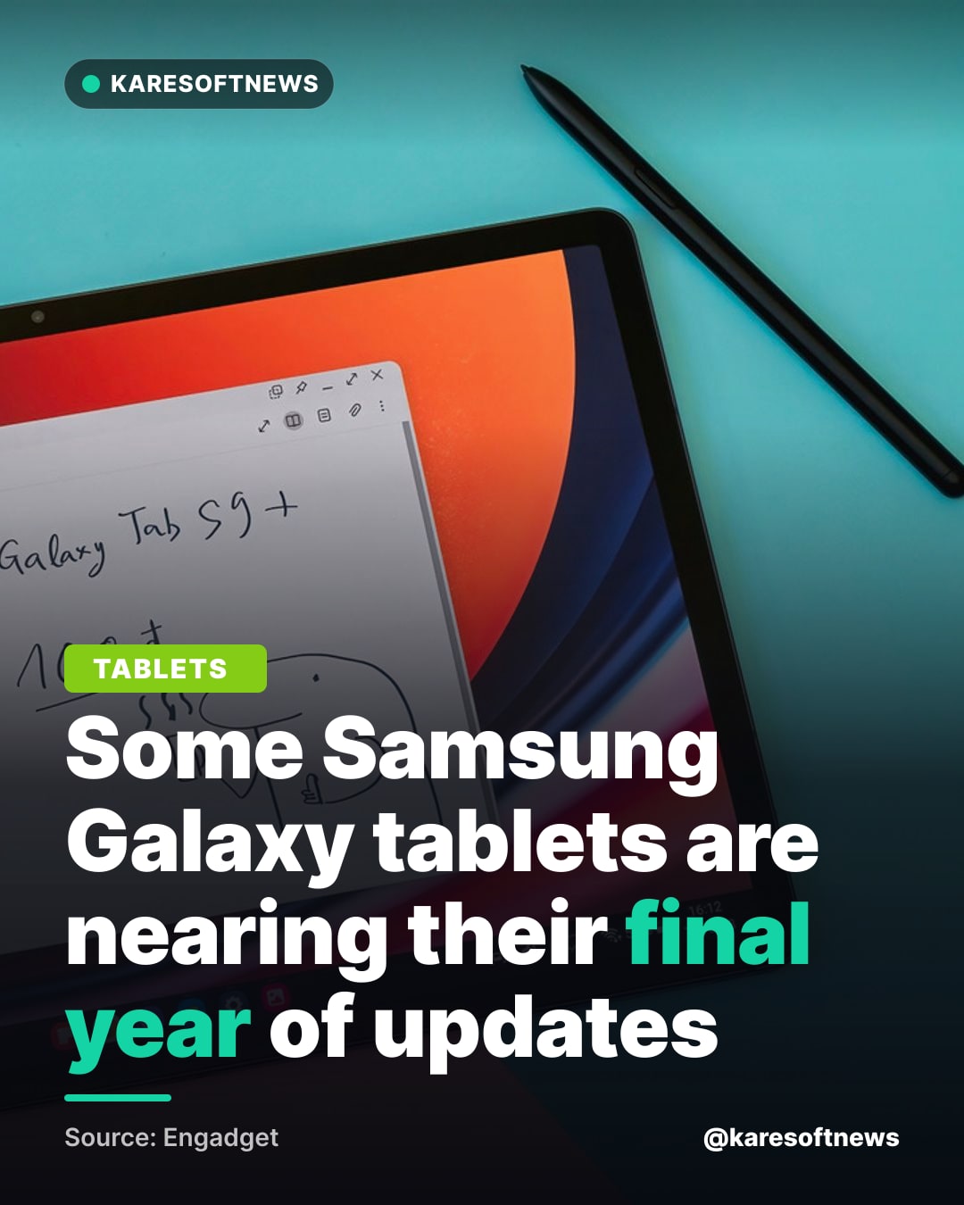 Some Samsung Galaxy tablets are nearing their final year of updates