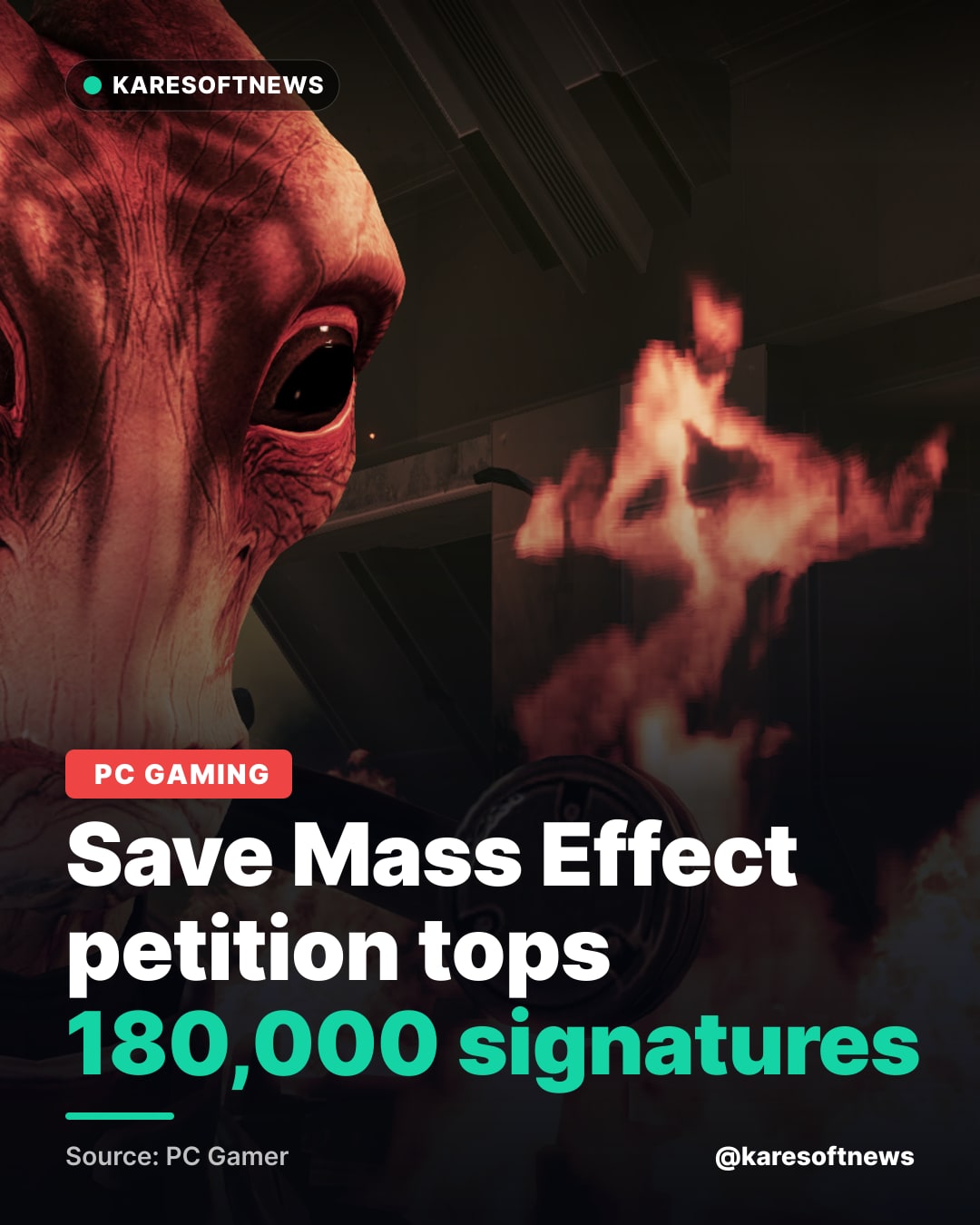 Save Mass Effect petition tops 180,000 signatures