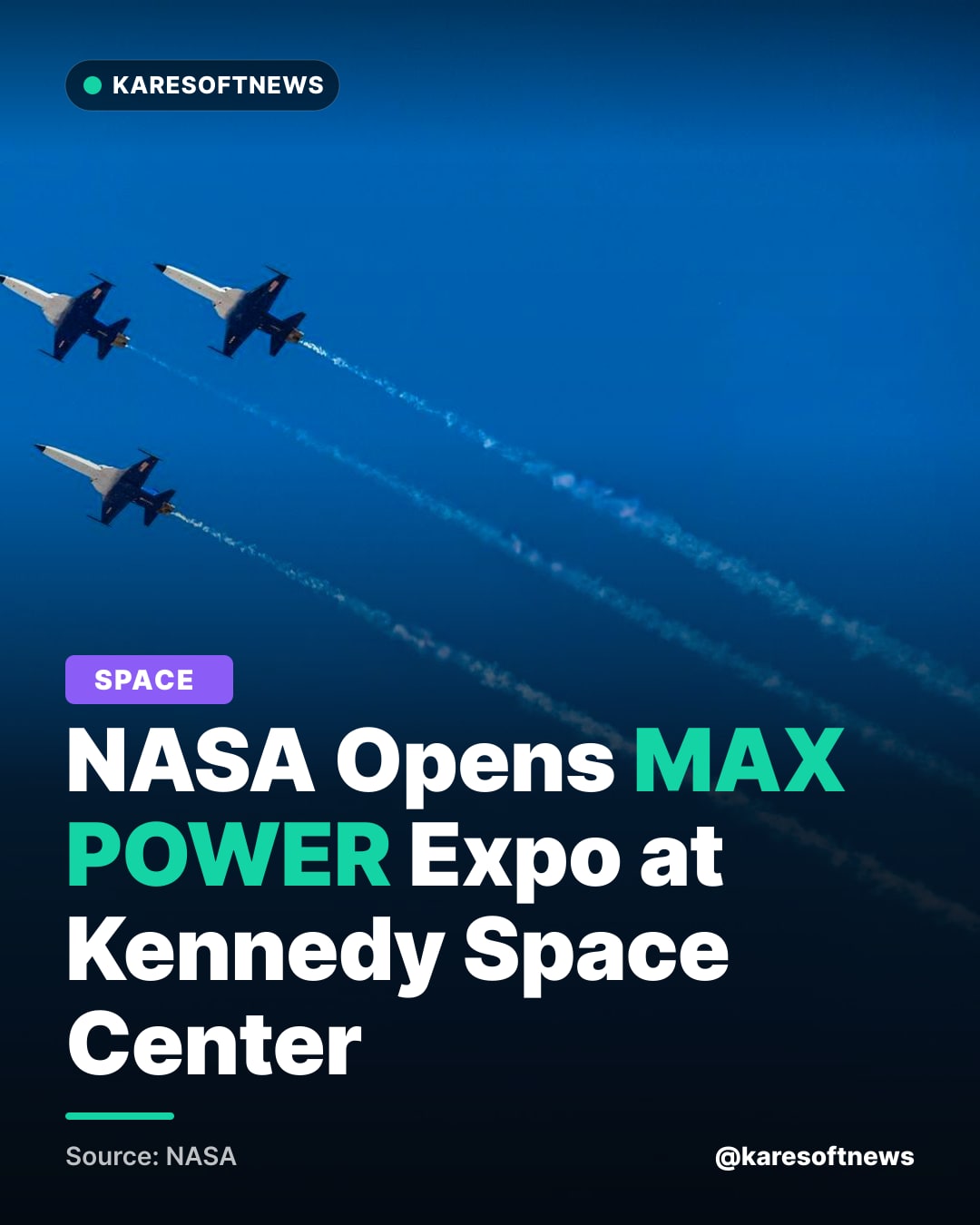 NASA Opens MAX POWER Expo at Kennedy Space Center