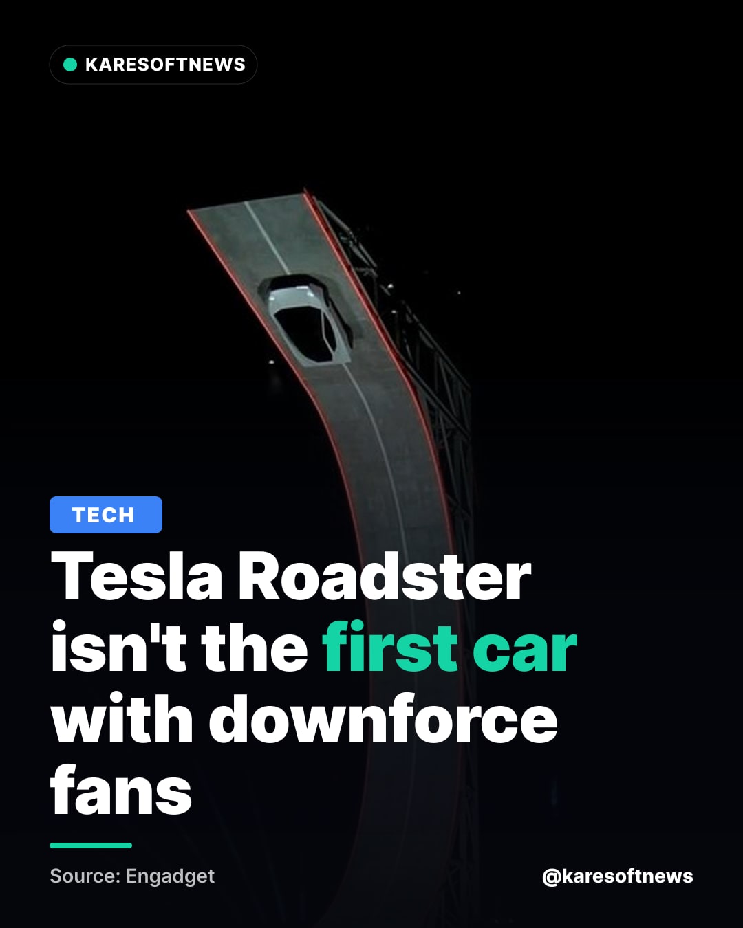 Tesla Roadster isn't the first car with downforce fans