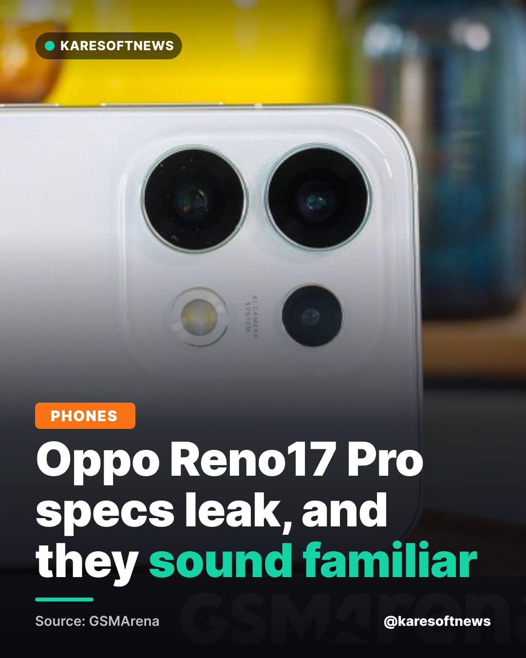 Oppo Reno17 Pro specs leak, and they sound familiar