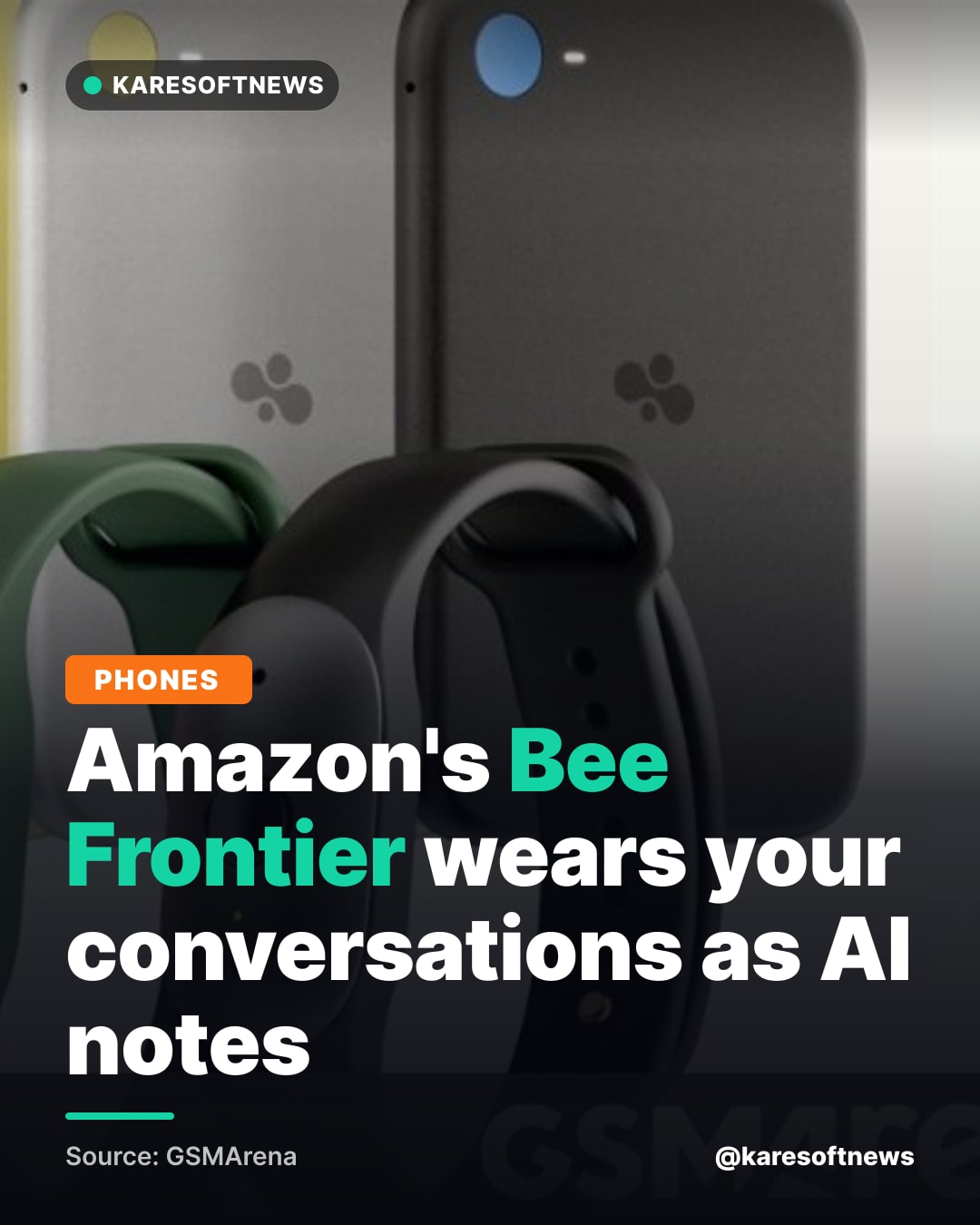 Amazon's Bee Frontier wears your conversations as AI notes