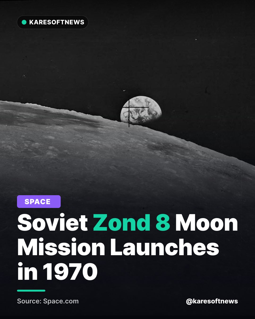 Soviet Zond 8 Moon Mission Launches in 1970