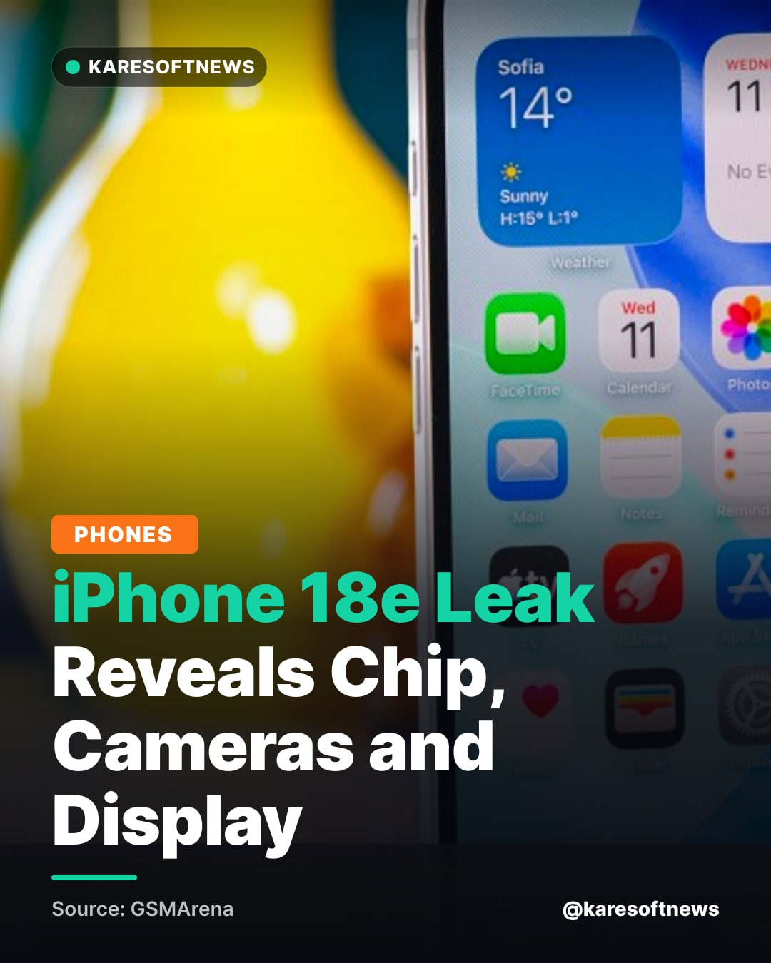 iPhone 18e Leak Reveals Chip, Cameras and Display