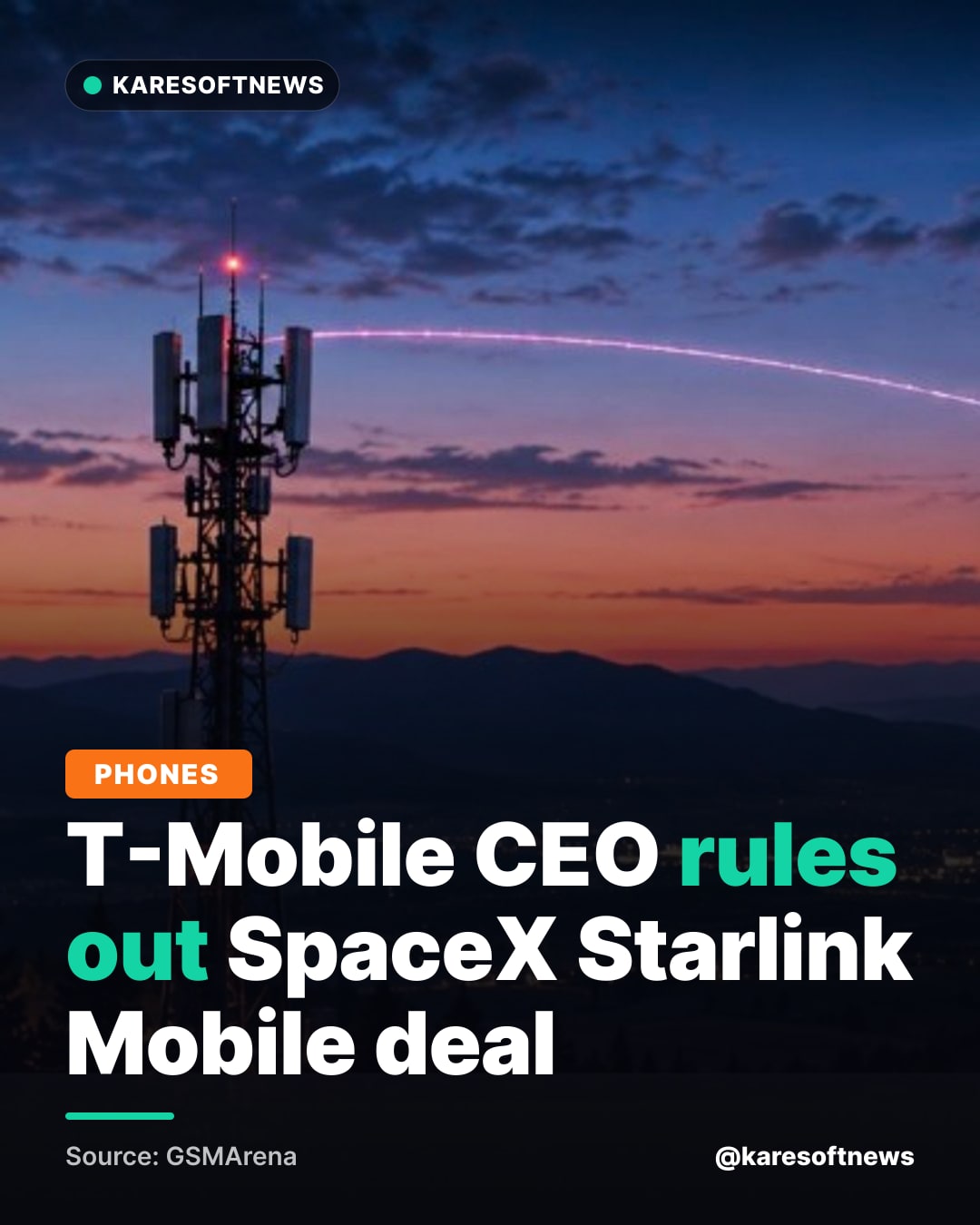 T-Mobile CEO rules out SpaceX Starlink Mobile deal