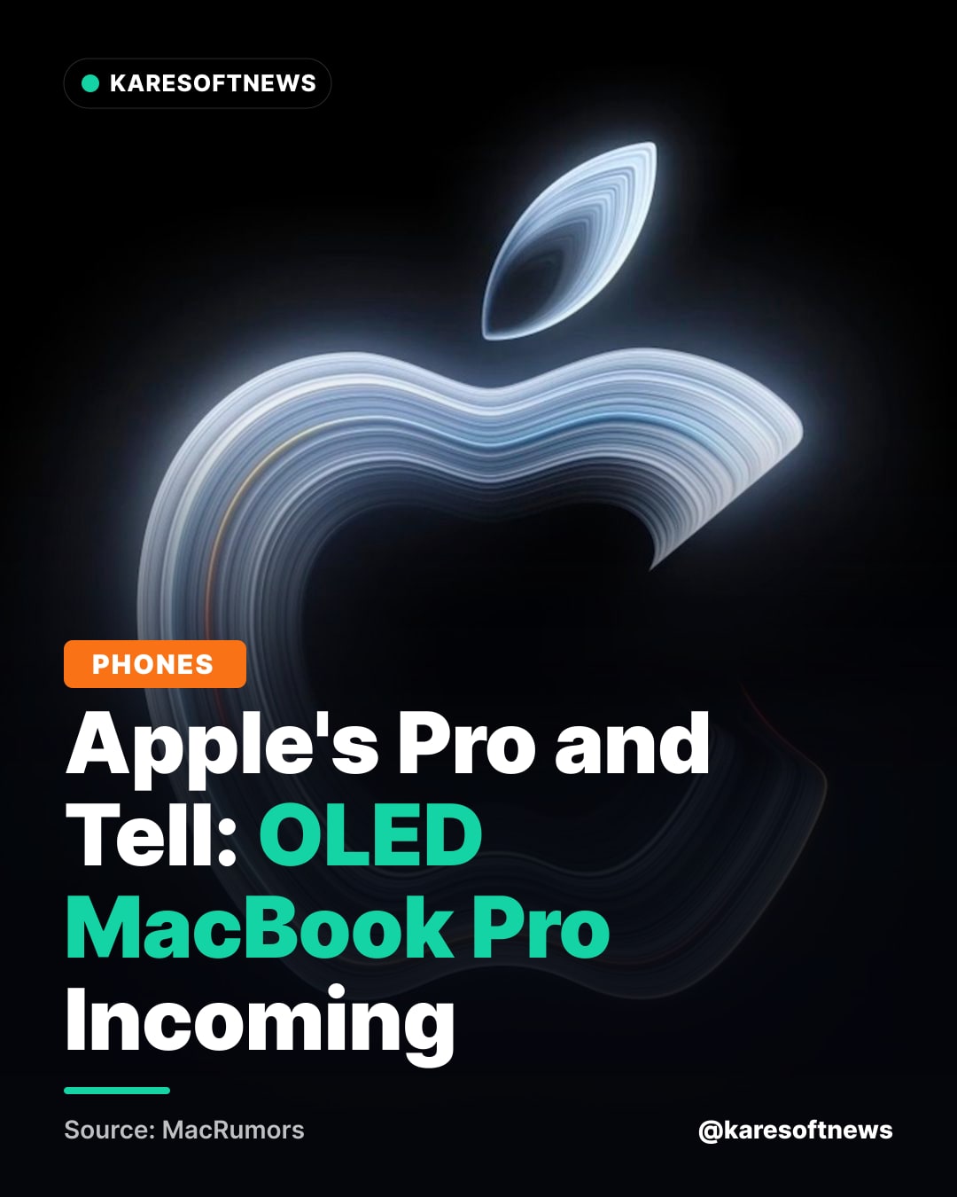 Apple's Pro and Tell: OLED MacBook Pro Incoming