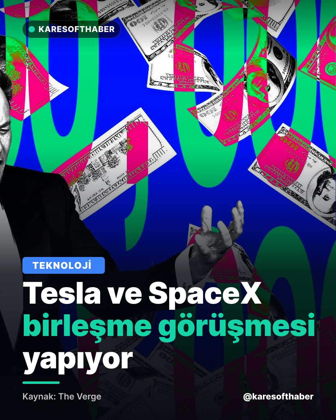 Tesla ve SpaceX birleşme görüşmesi yapıyor