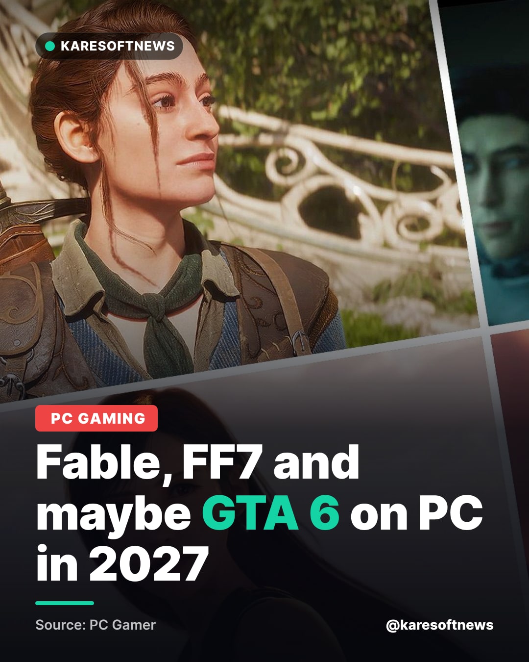 Fable, FF7 and maybe GTA 6 on PC in 2027
