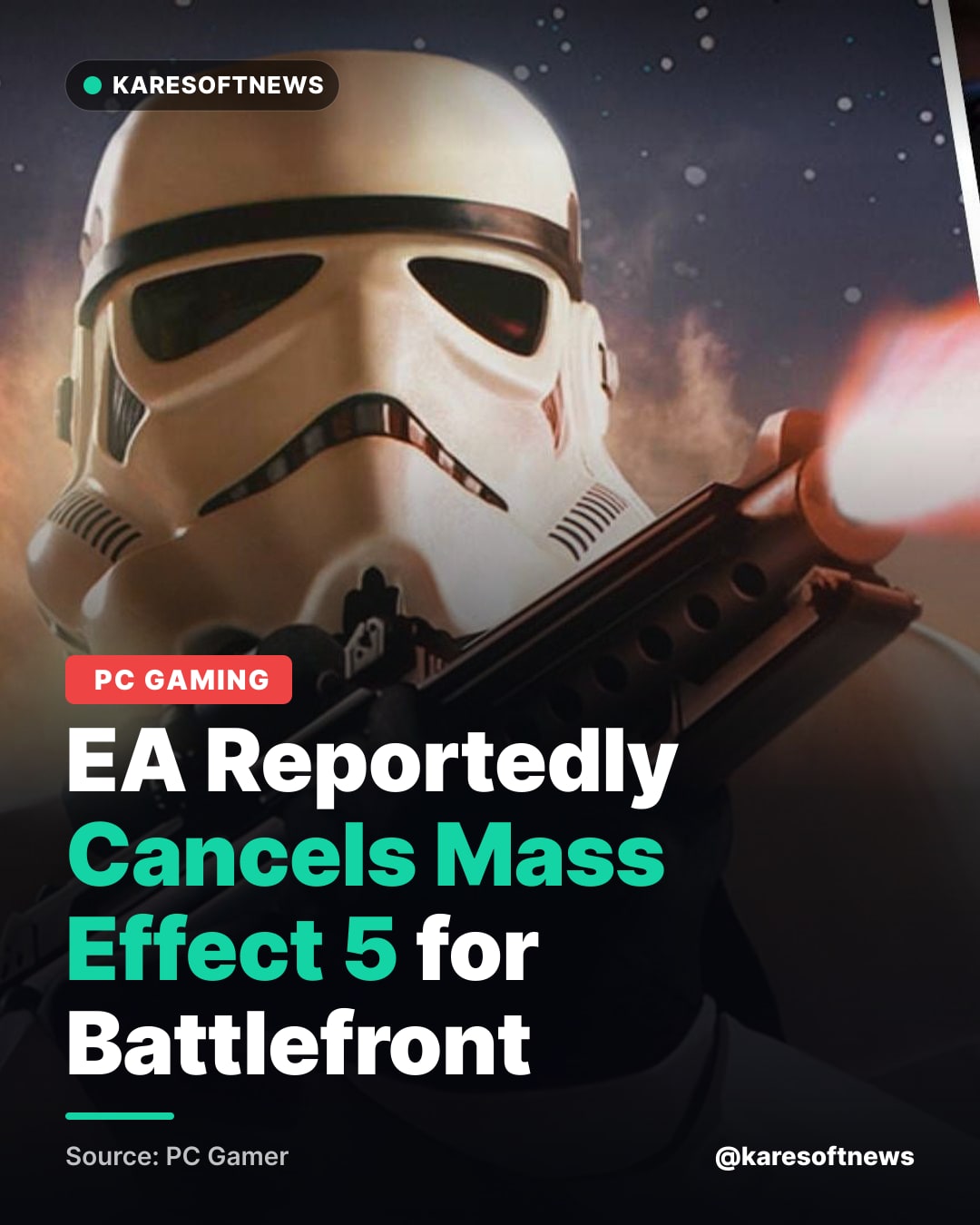 EA Reportedly Cancels Mass Effect 5 for Battlefront