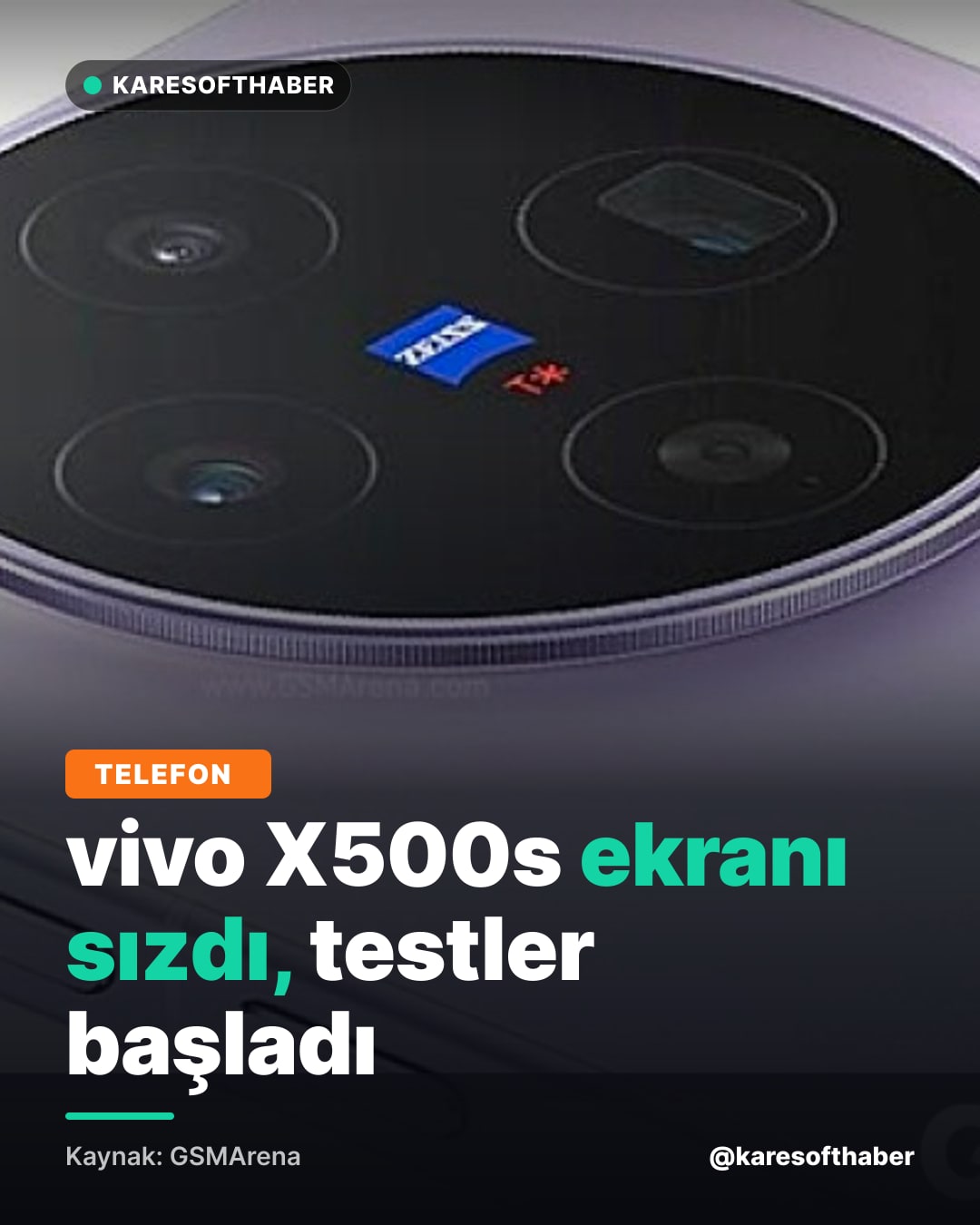 vivo X500s ekranı sızdı, testler başladı