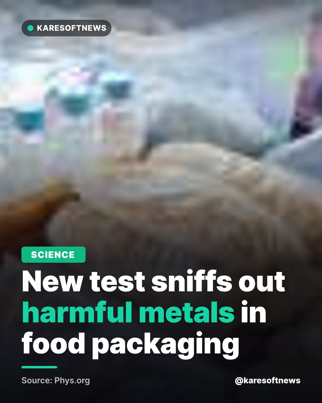 New test sniffs out harmful metals in food packaging