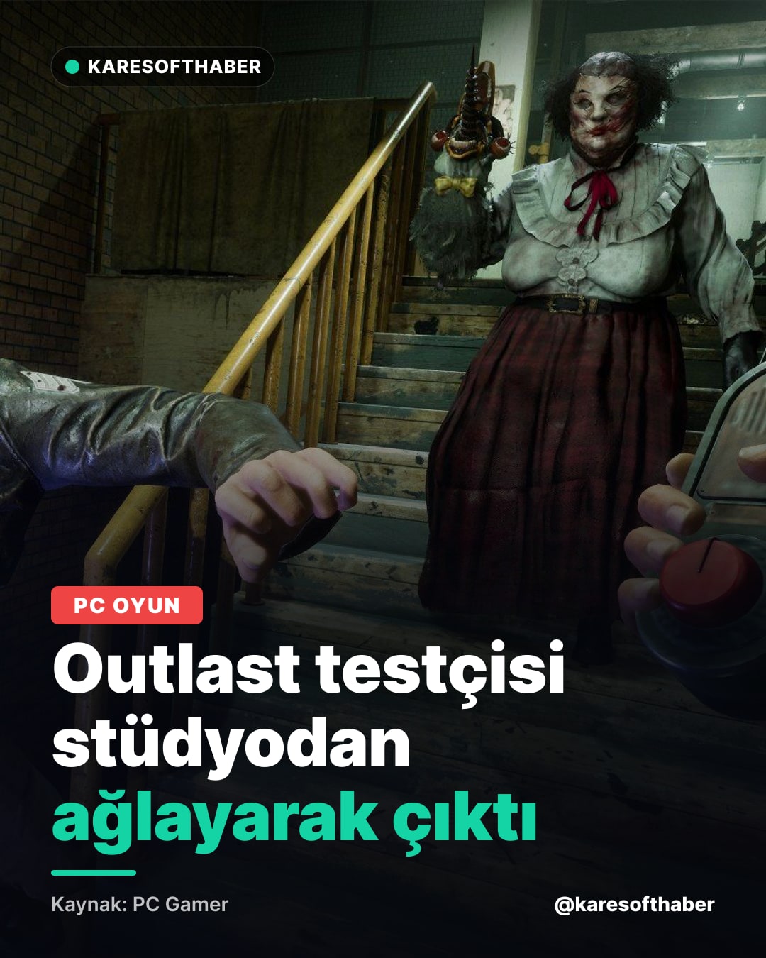 Outlast testçisi stüdyodan ağlayarak çıktı