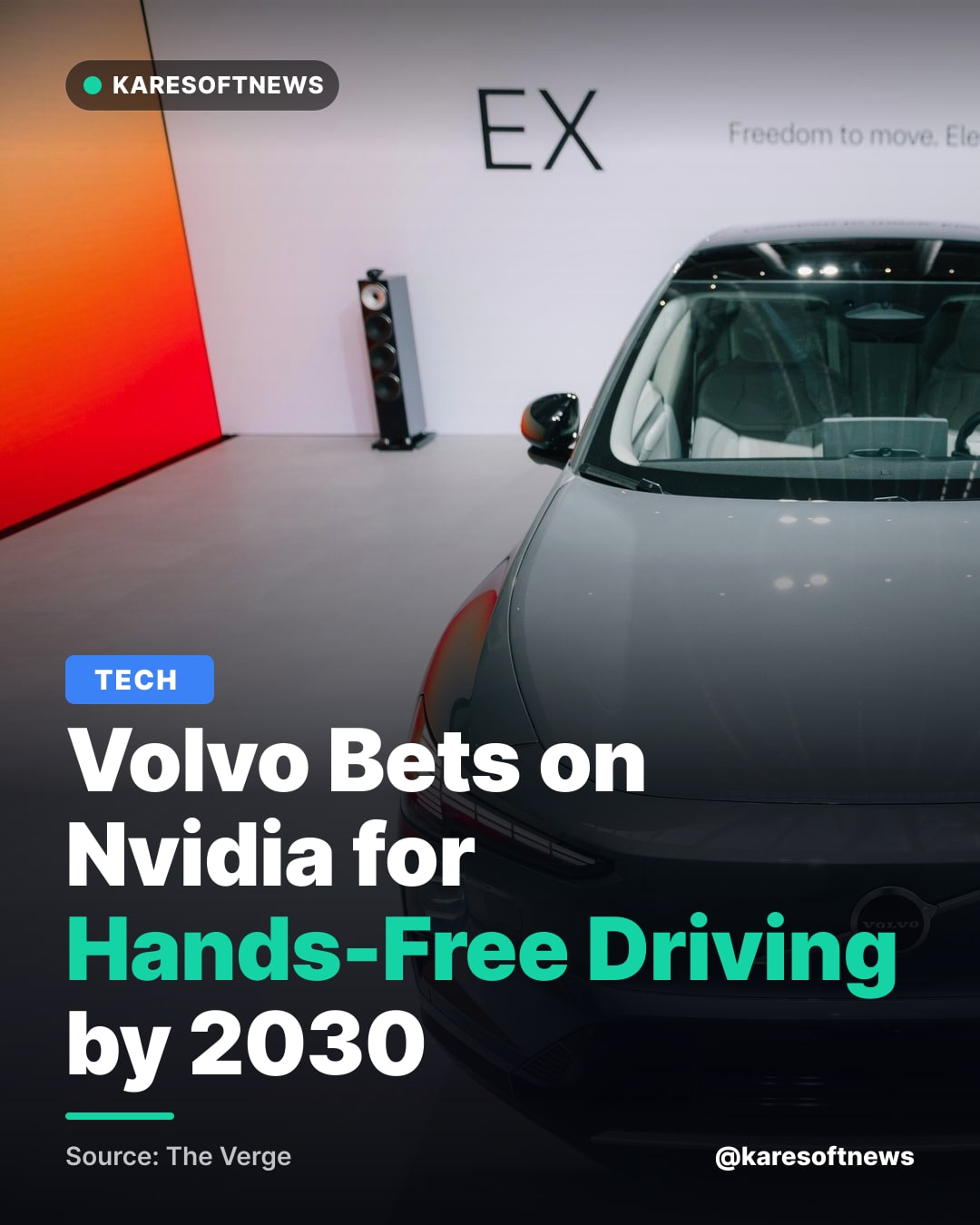 Volvo Bets on Nvidia for Hands-Free Driving by 2030
