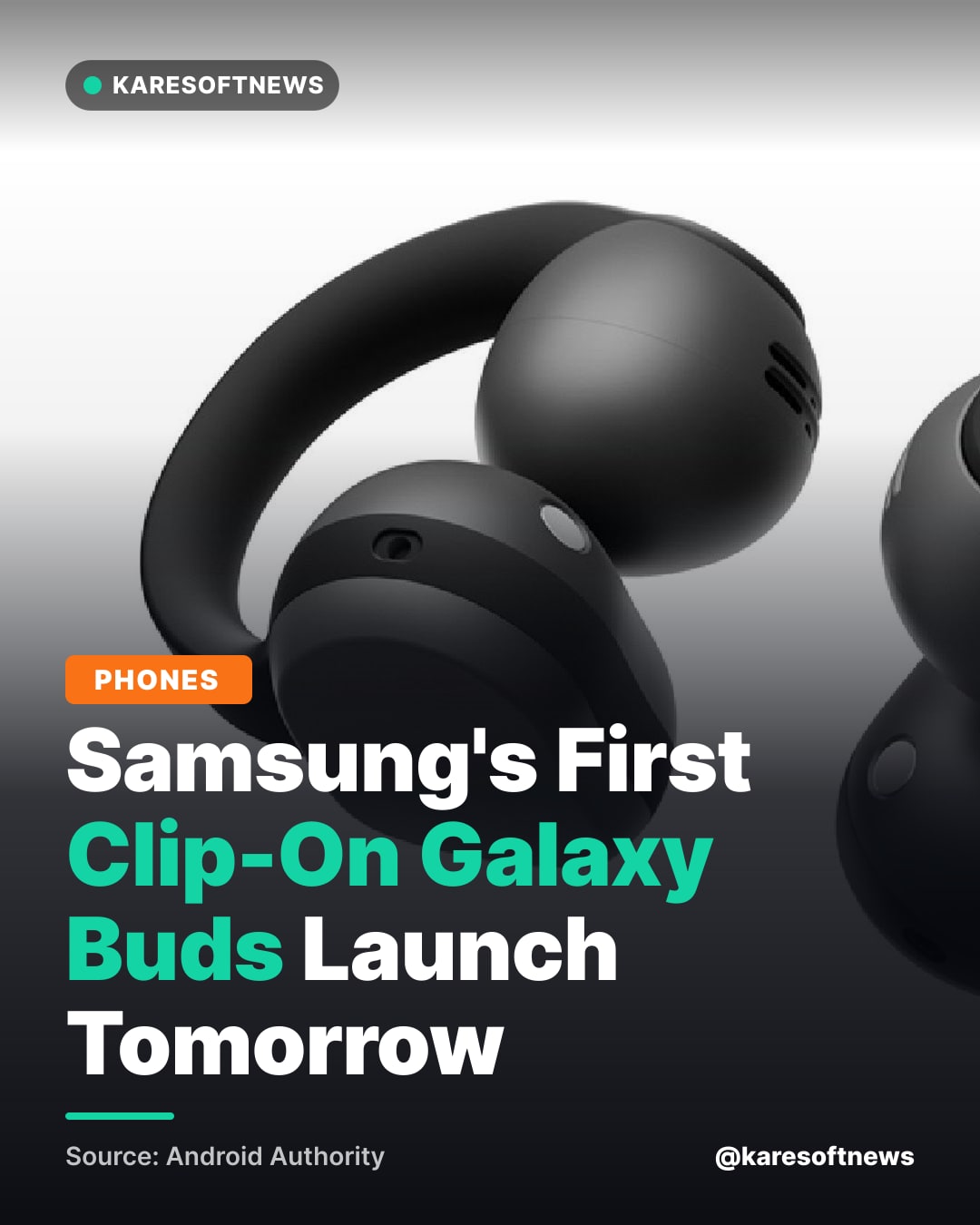 Samsung's First Clip-On Galaxy Buds Launch Tomorrow