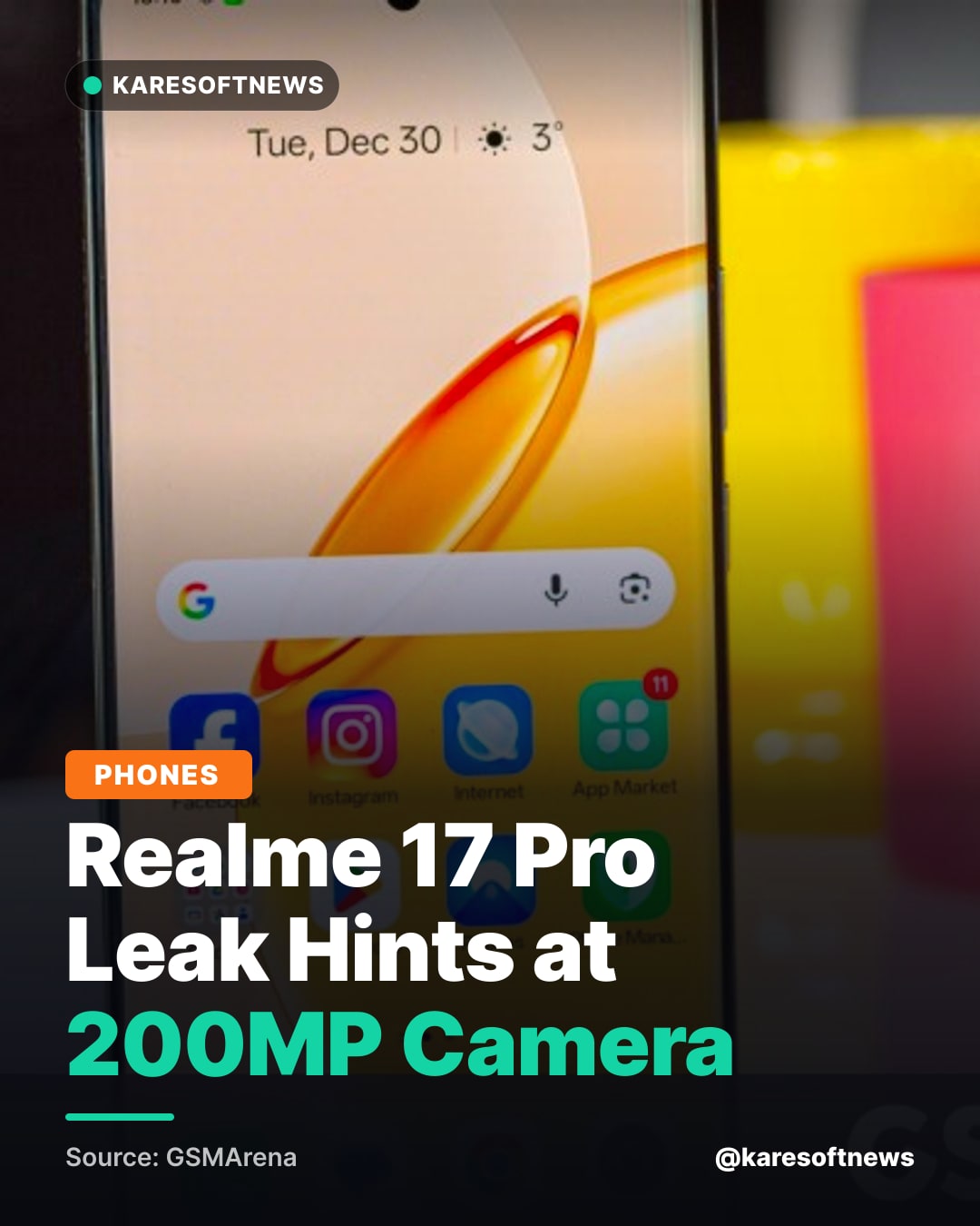 Realme 17 Pro Leak Hints at 200MP Camera