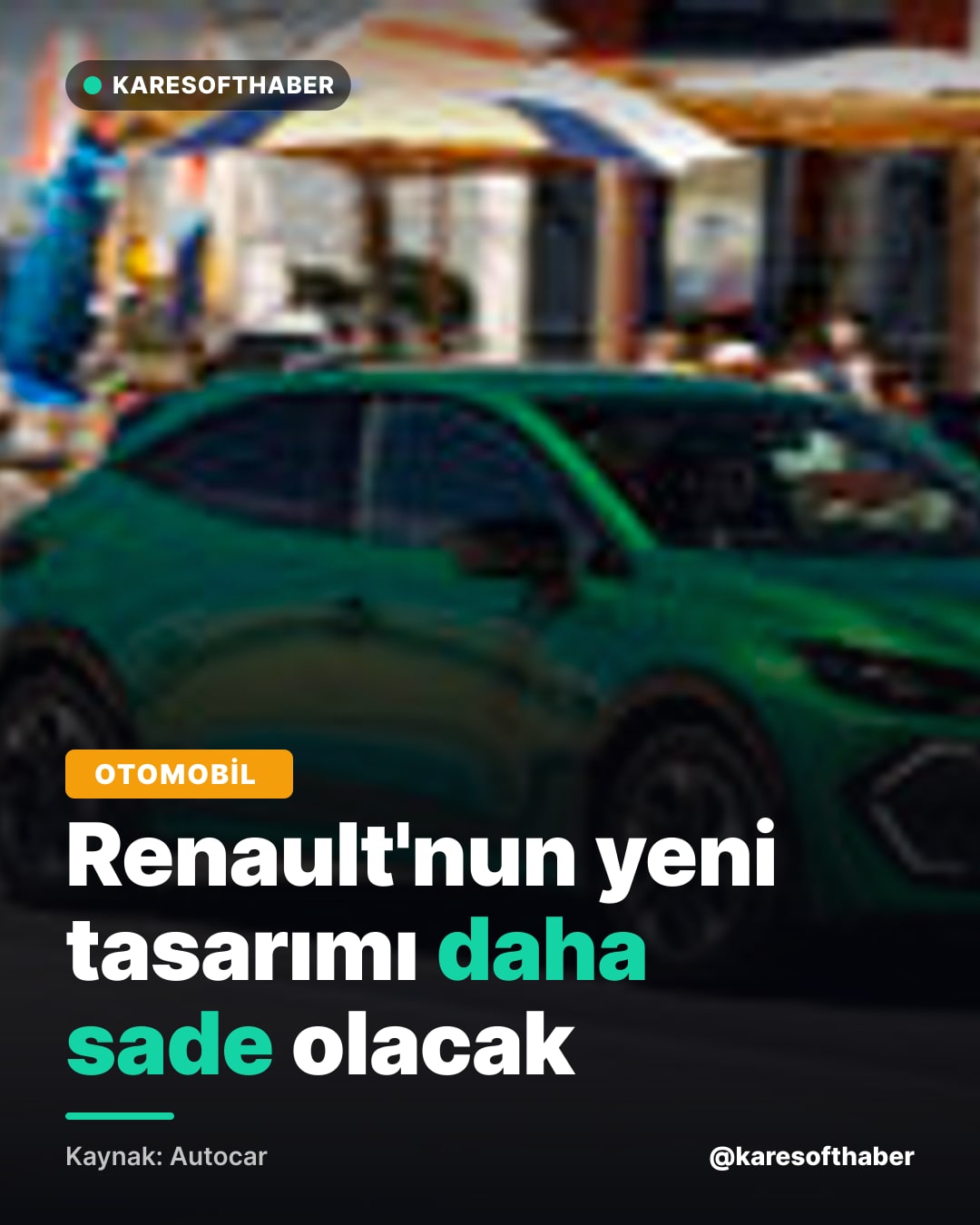 Renault'nun yeni tasarımı daha sade olacak
