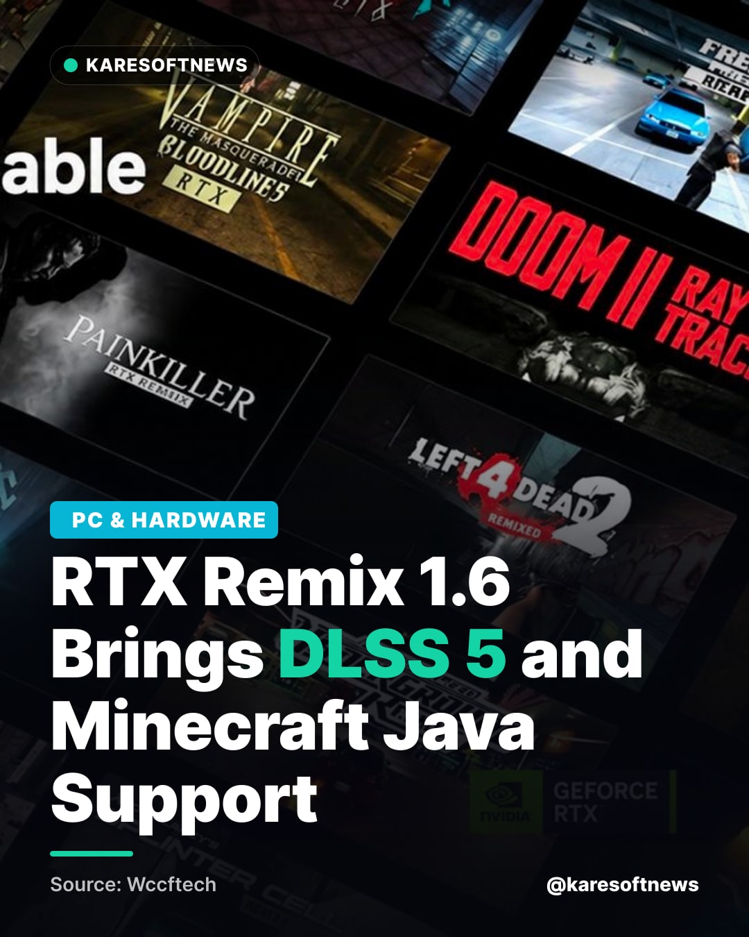 RTX Remix 1.6 Brings DLSS 5 and Minecraft Java Support