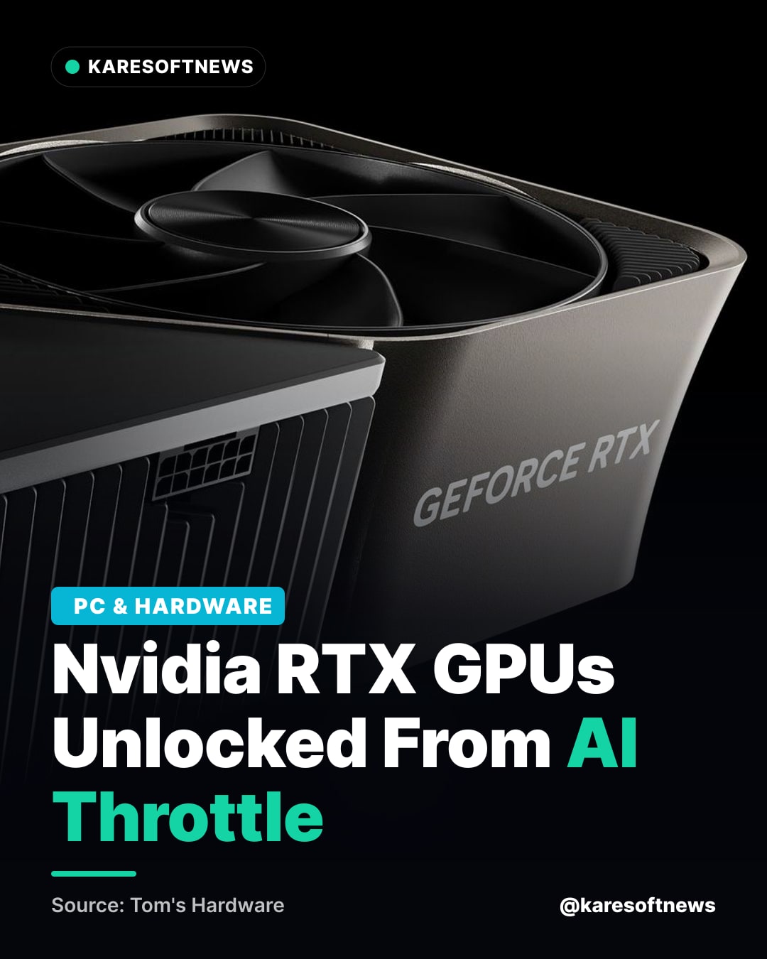 Nvidia RTX GPUs Unlocked From AI Throttle