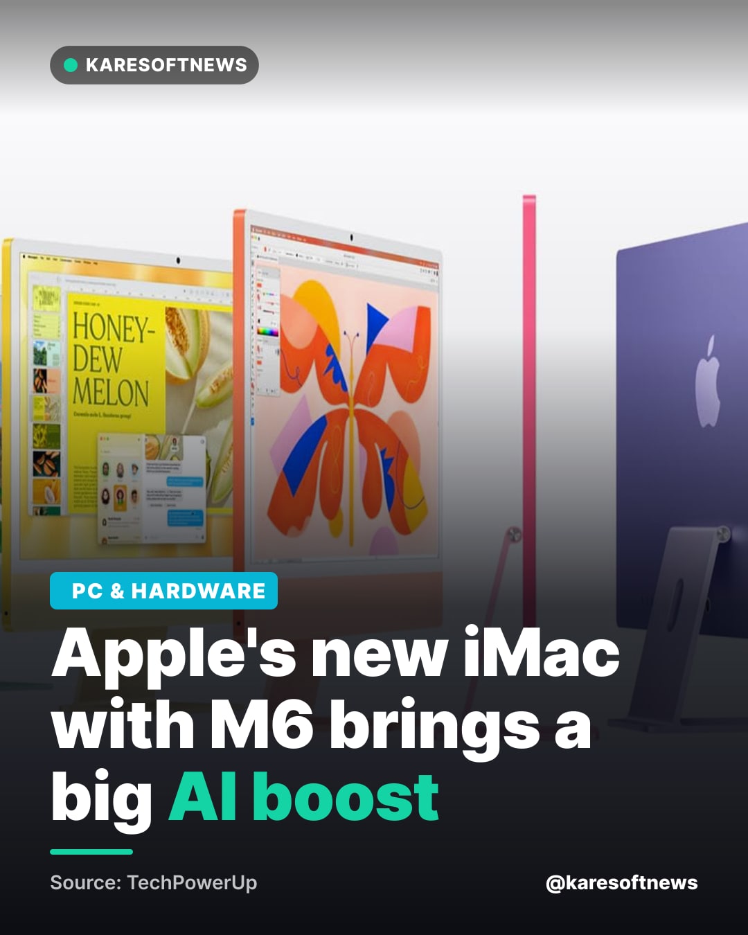 Apple's new iMac with M6 brings a big AI boost
