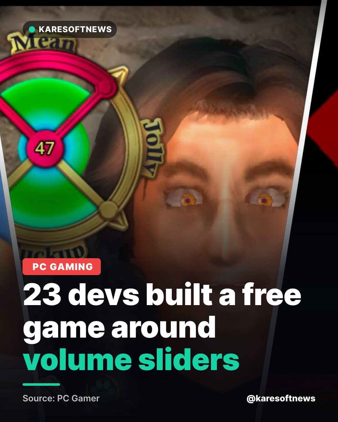 23 devs built a free game around volume sliders