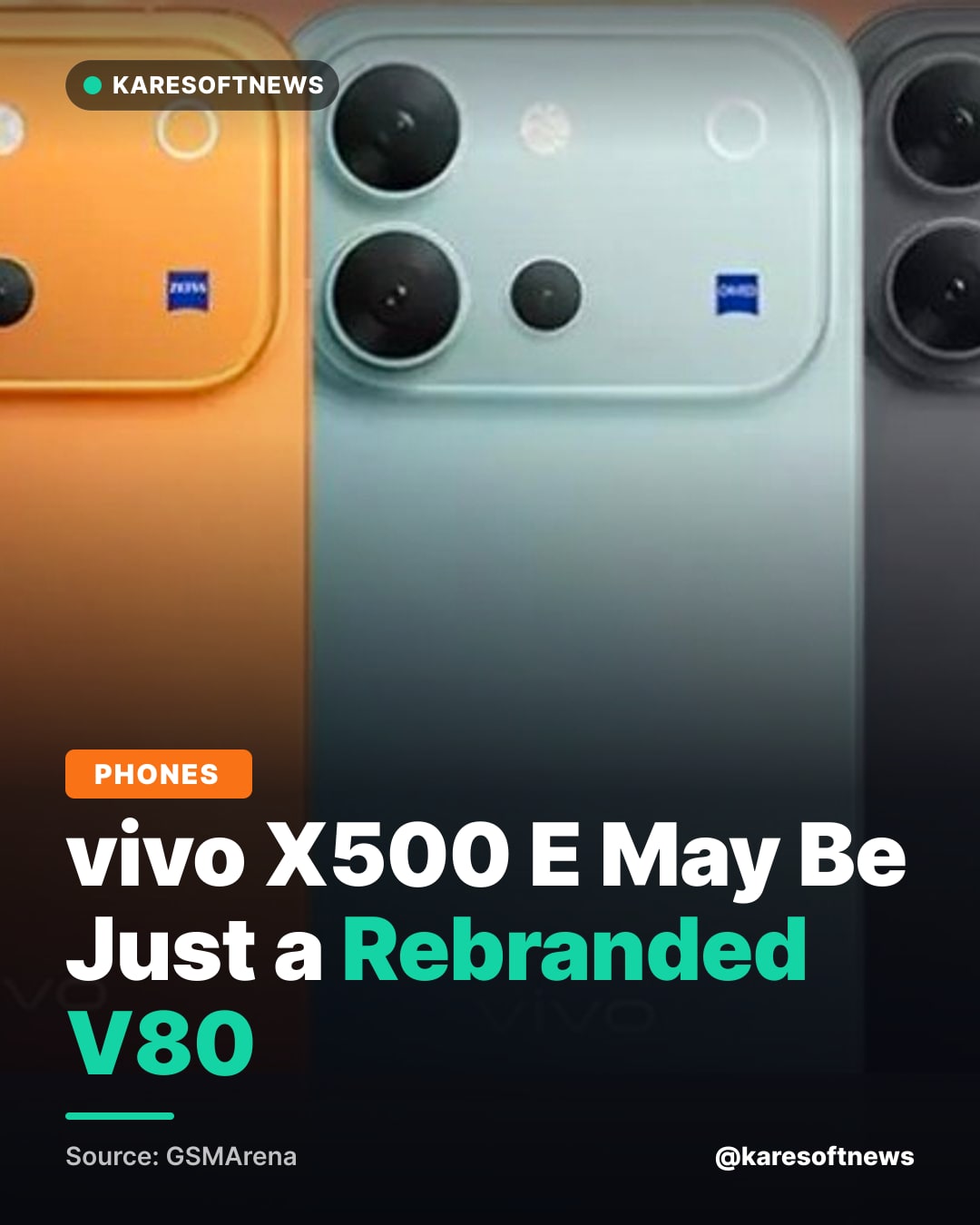 vivo X500 E May Be Just a Rebranded V80