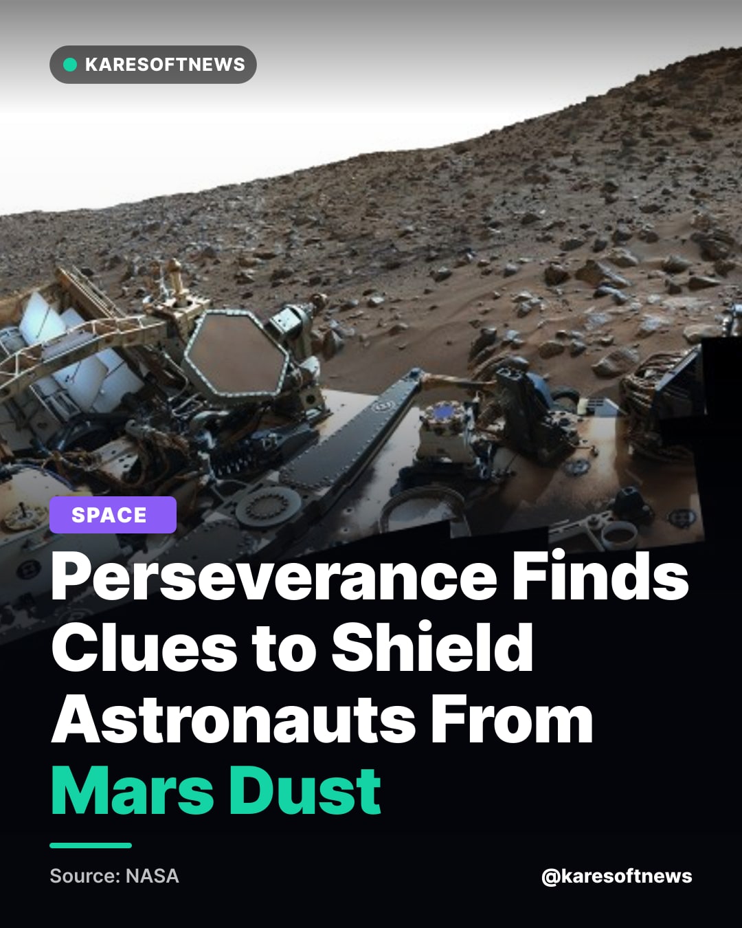 Perseverance Finds Clues to Shield Astronauts From Mars Dust