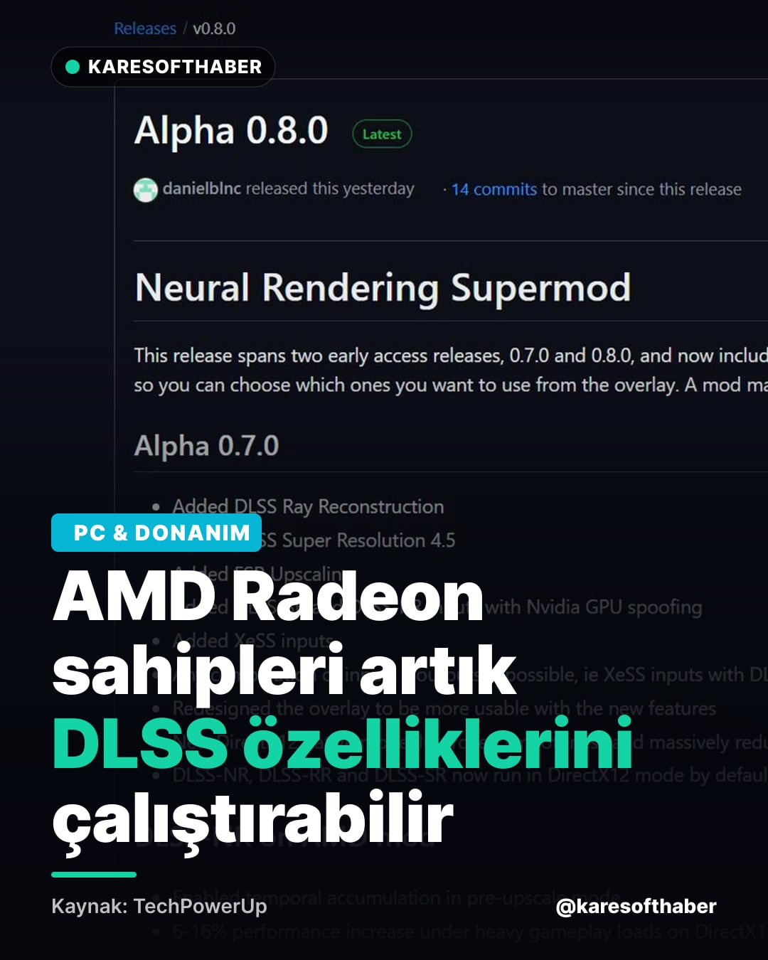 AMD Radeon sahipleri artık DLSS özelliklerini çalıştırabilir